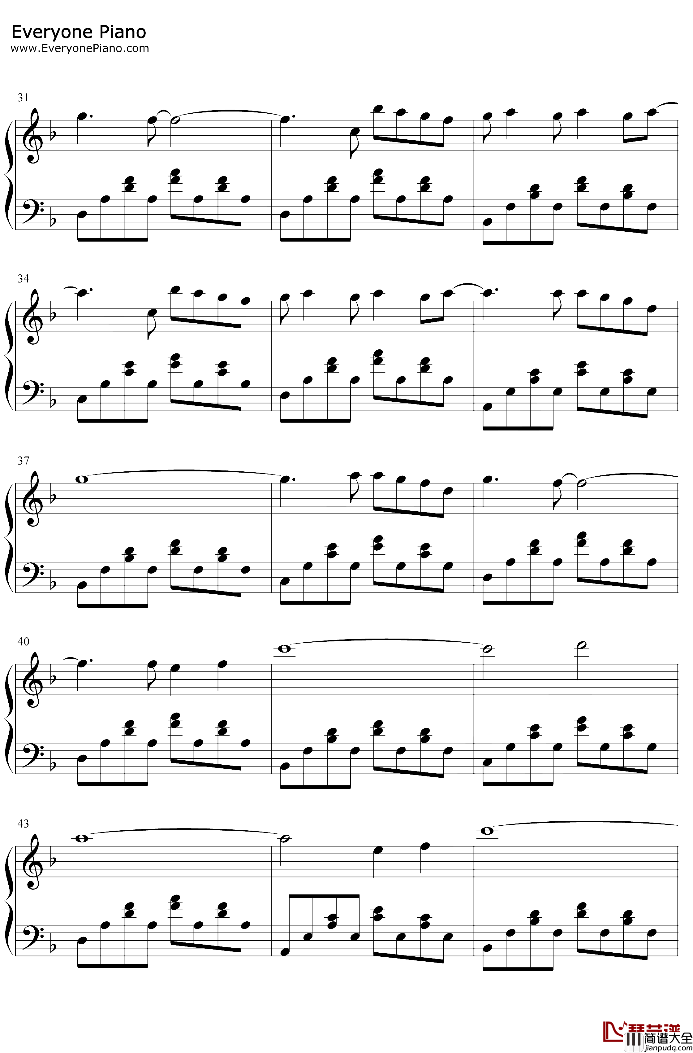 用尽我的一切奔向你钢琴谱_周笔畅_闪光少女友情旗舰概念曲