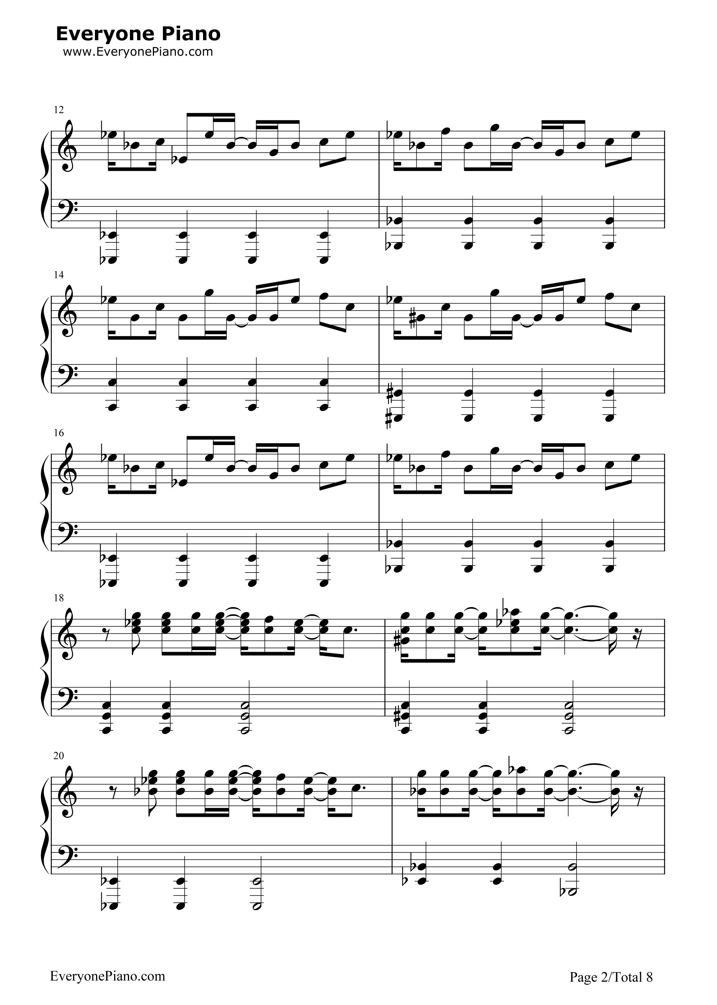 I_Need_Your_Love钢琴谱_Calvin_Harris_ft._Ellie_Goulding