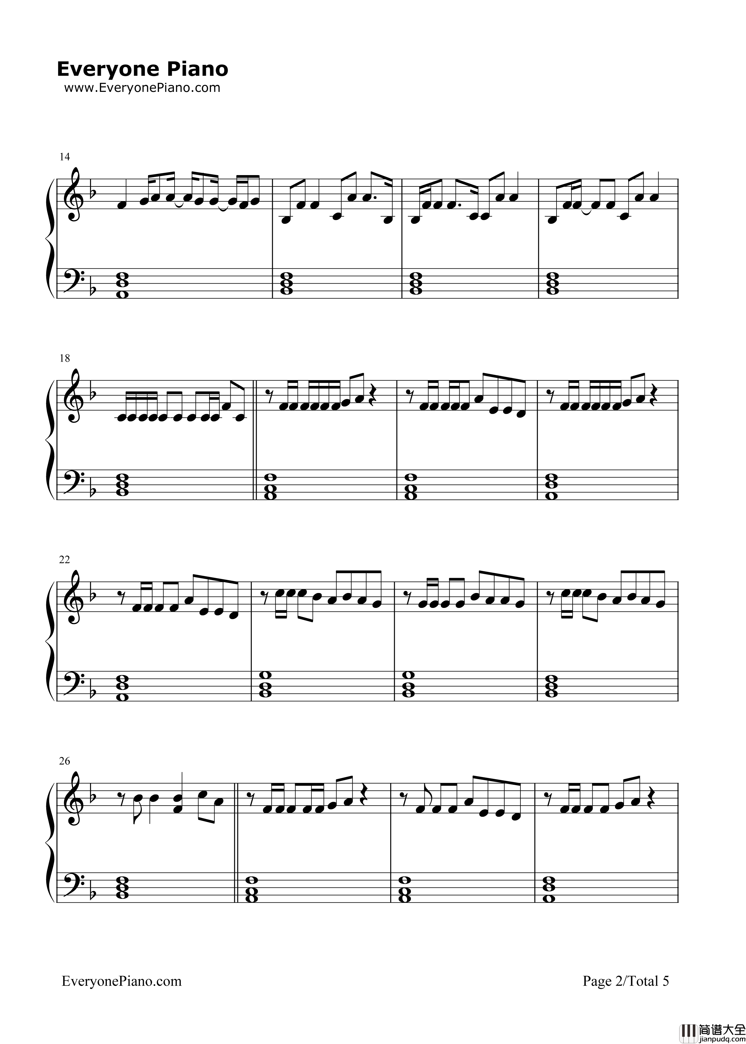 Blank_Space钢琴谱_Taylor_Swift
