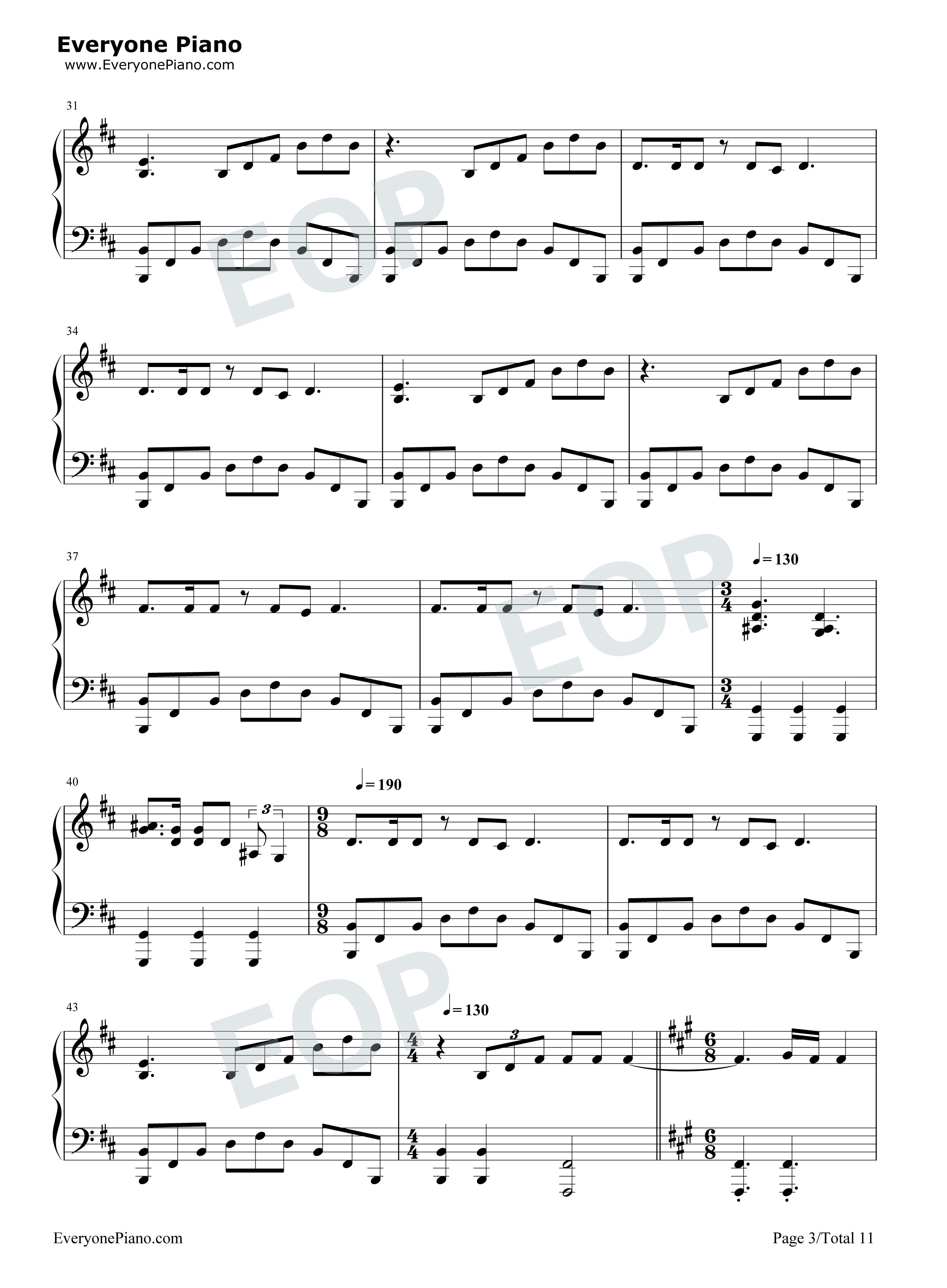 The_Adventures_of_Han钢琴谱_John_Williams