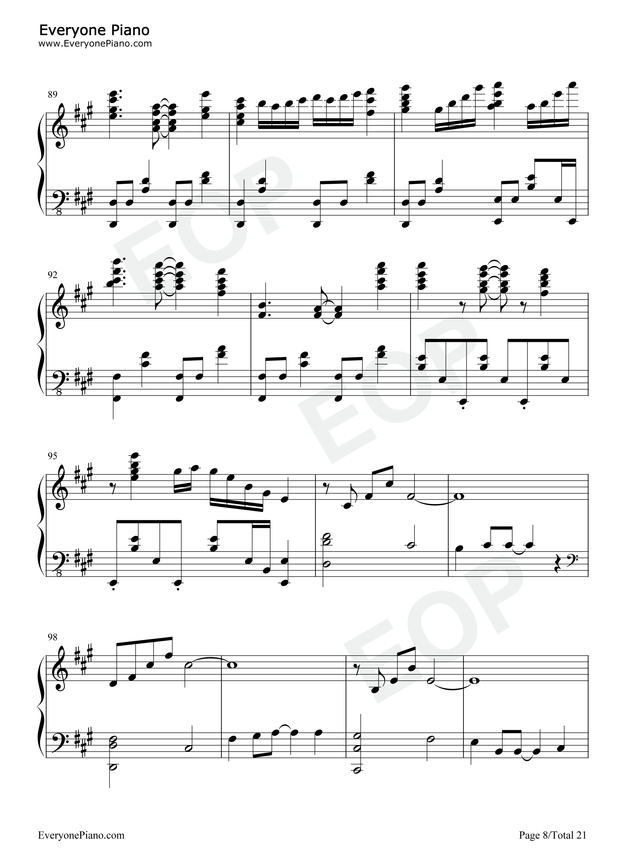 Leap_of_faith钢琴谱_fripSide