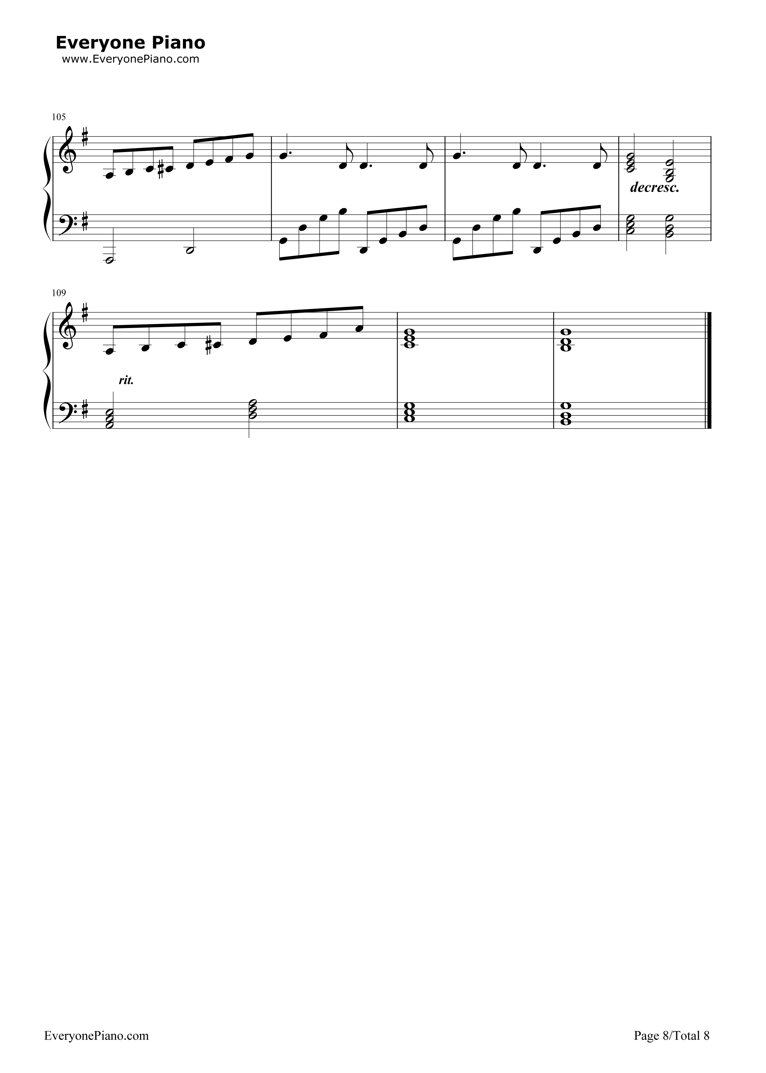 负けないで钢琴谱_ZARD