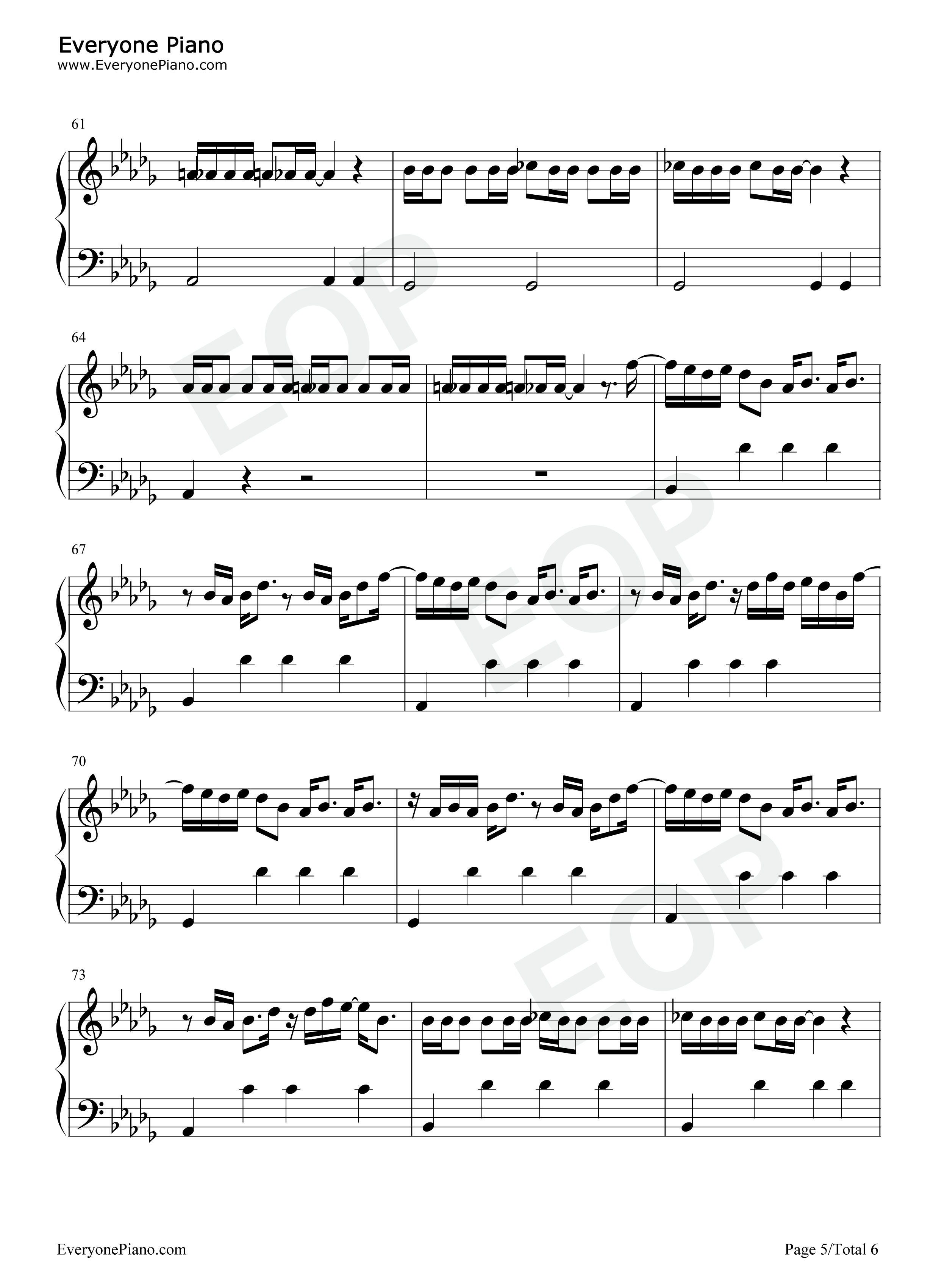 Oh_My_God钢琴谱_Adele