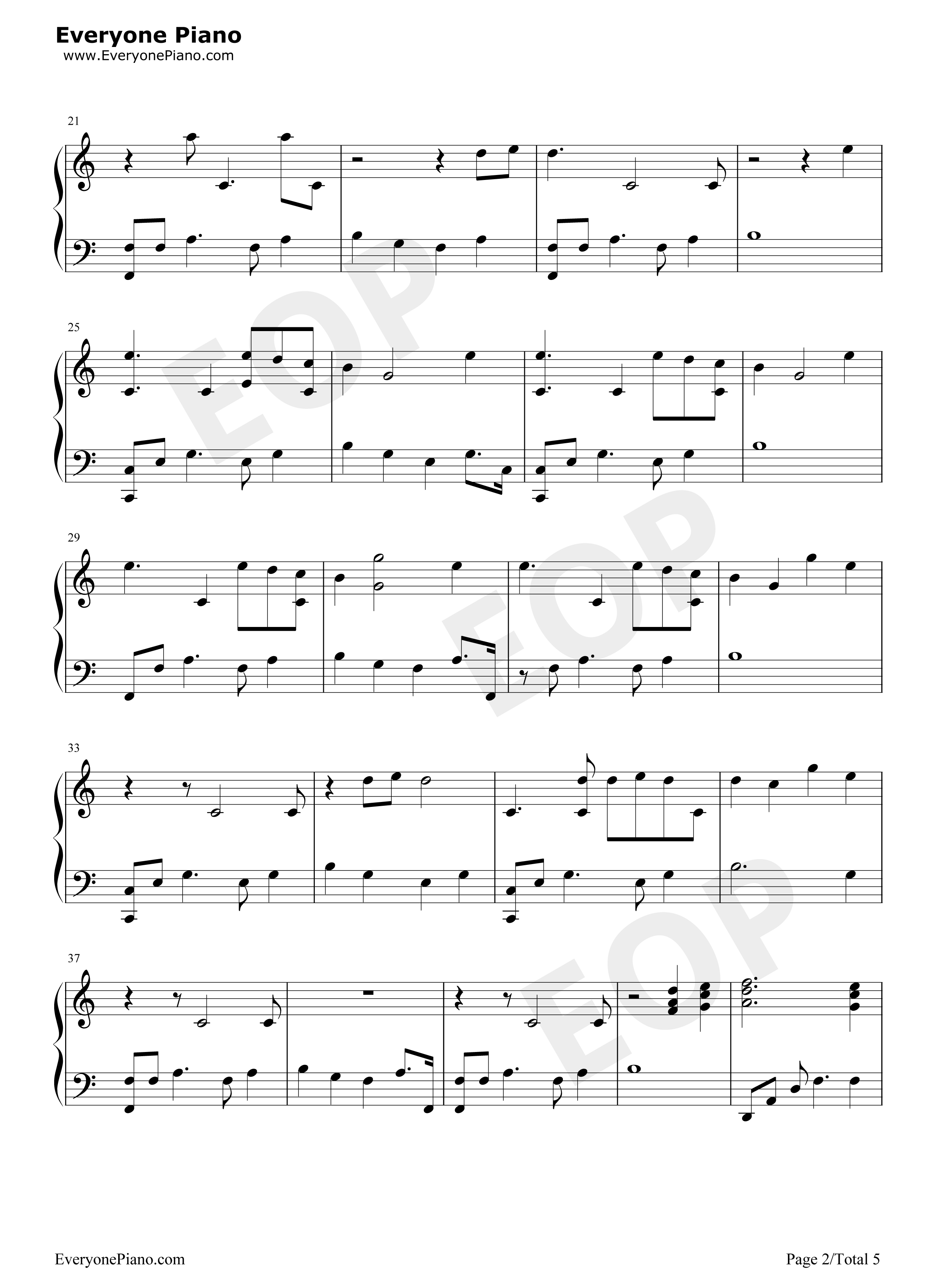 Come_Out_and_Play钢琴谱_Billie_Eilish
