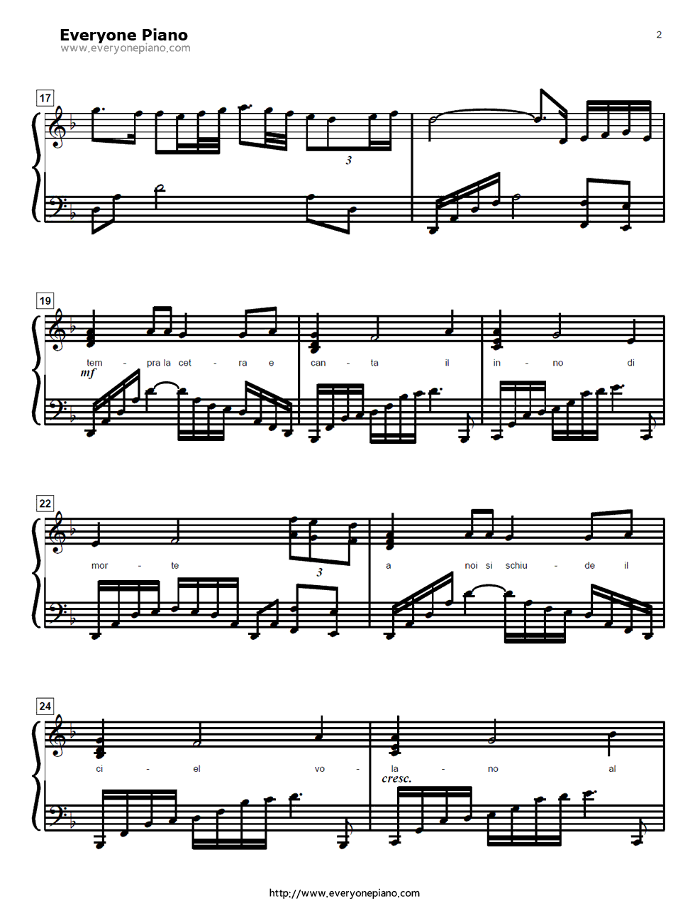 Canta_per_me钢琴谱_梶浦由记