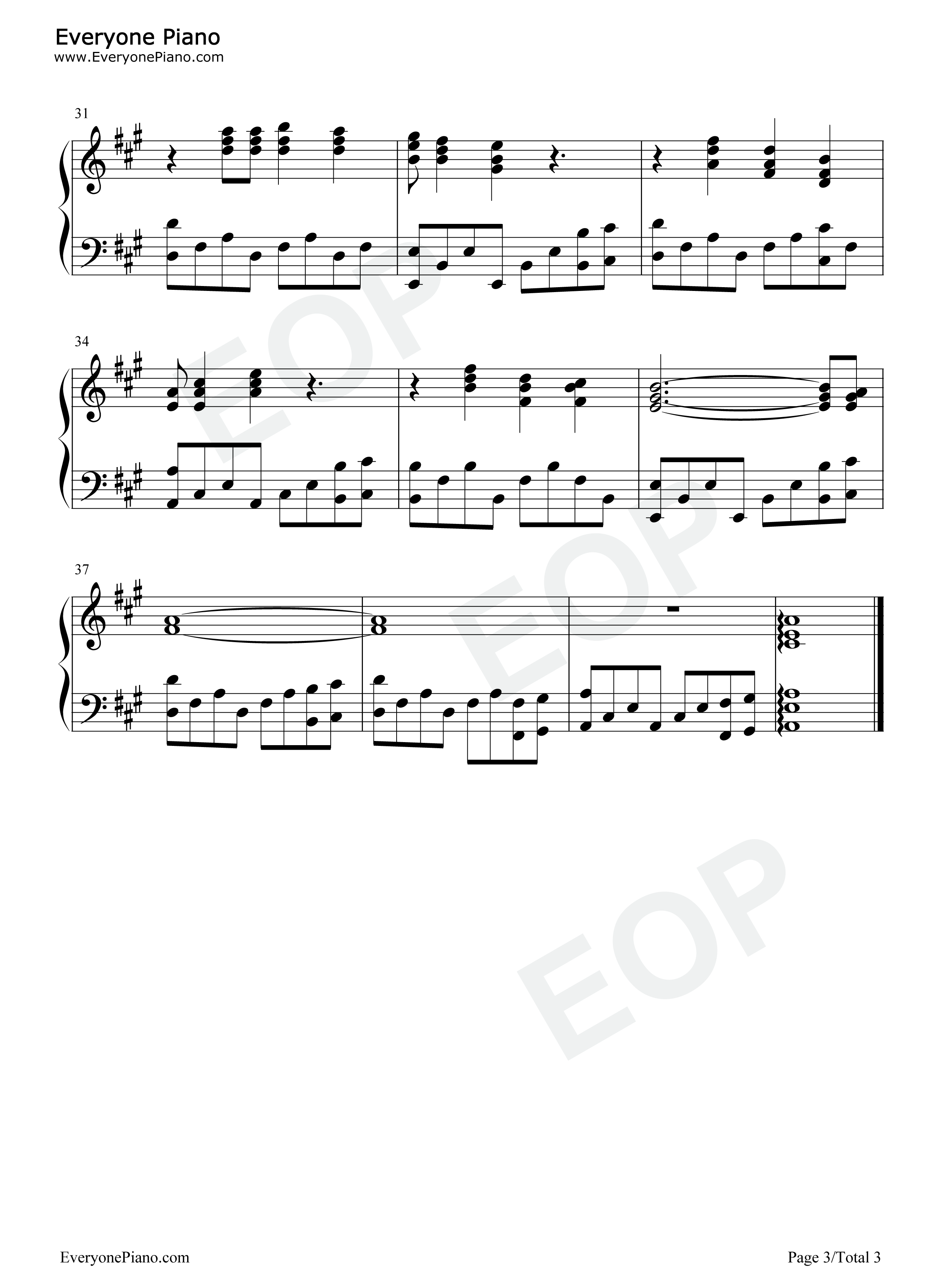 Where_Have_All_The_Flowers_Gone钢琴谱_Pete_Seeger
