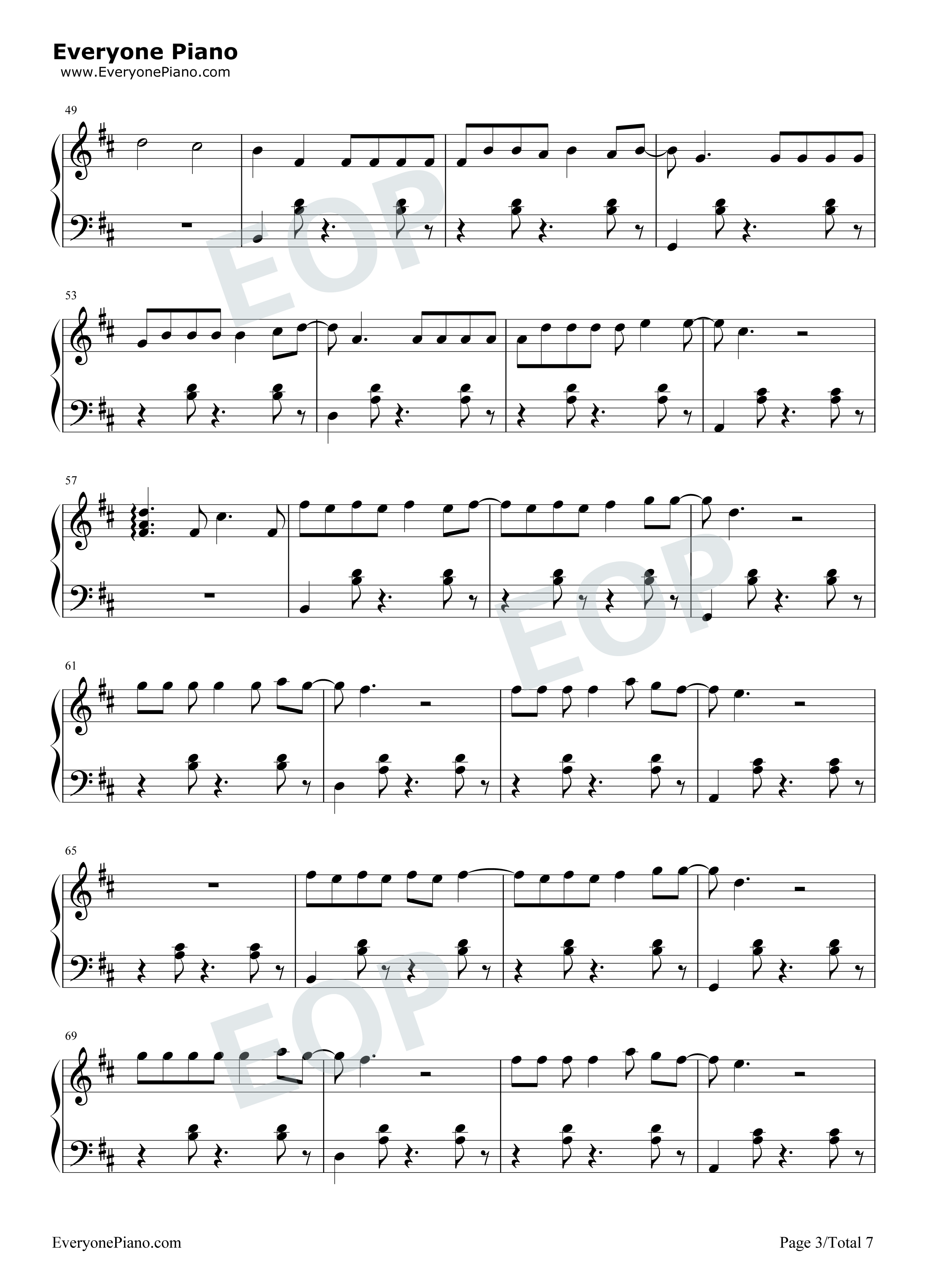Despacito钢琴谱_Luis_Fonsi_Daddy_Yankee