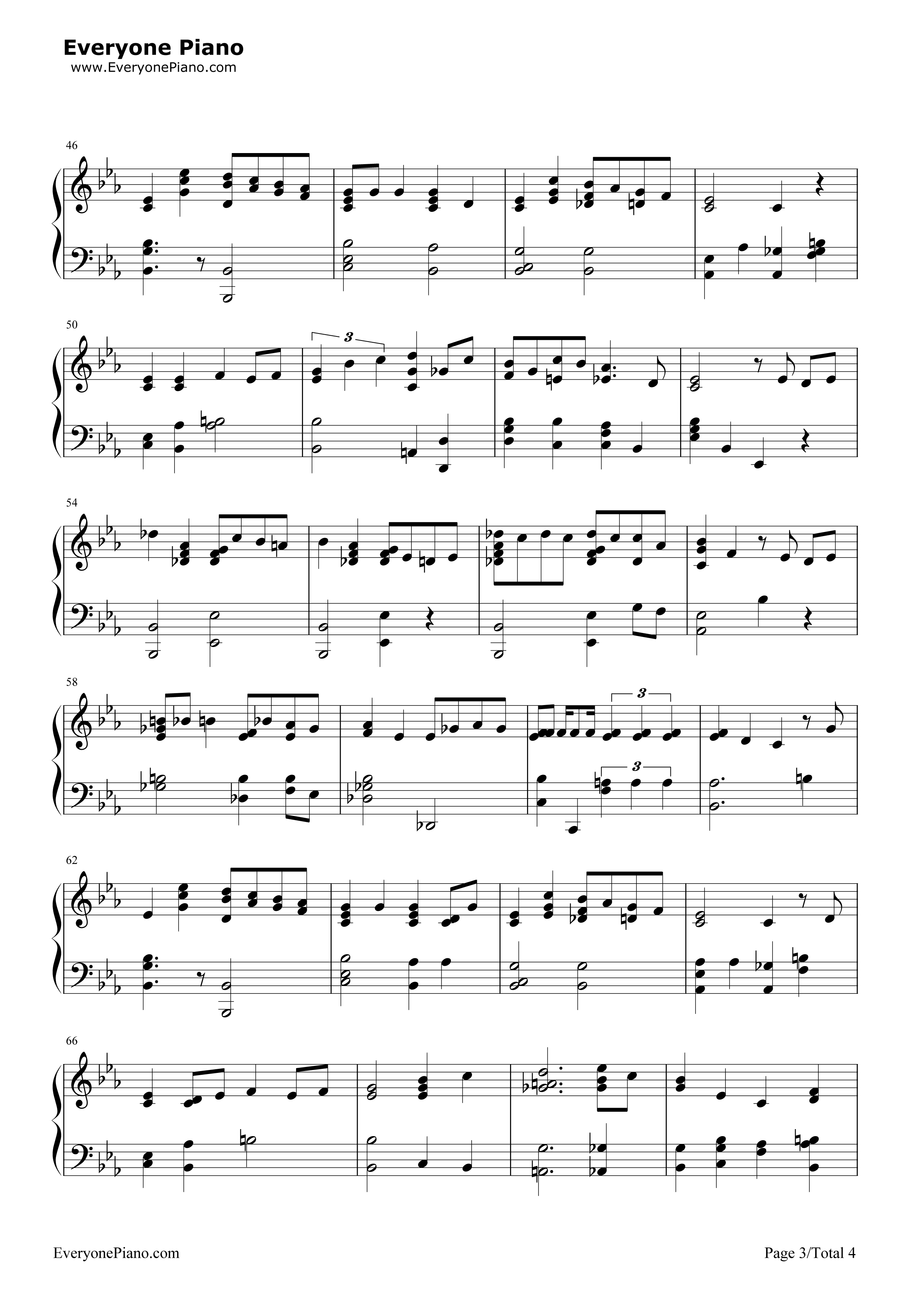 圣诞歌钢琴谱_Classic_Christmas_Music