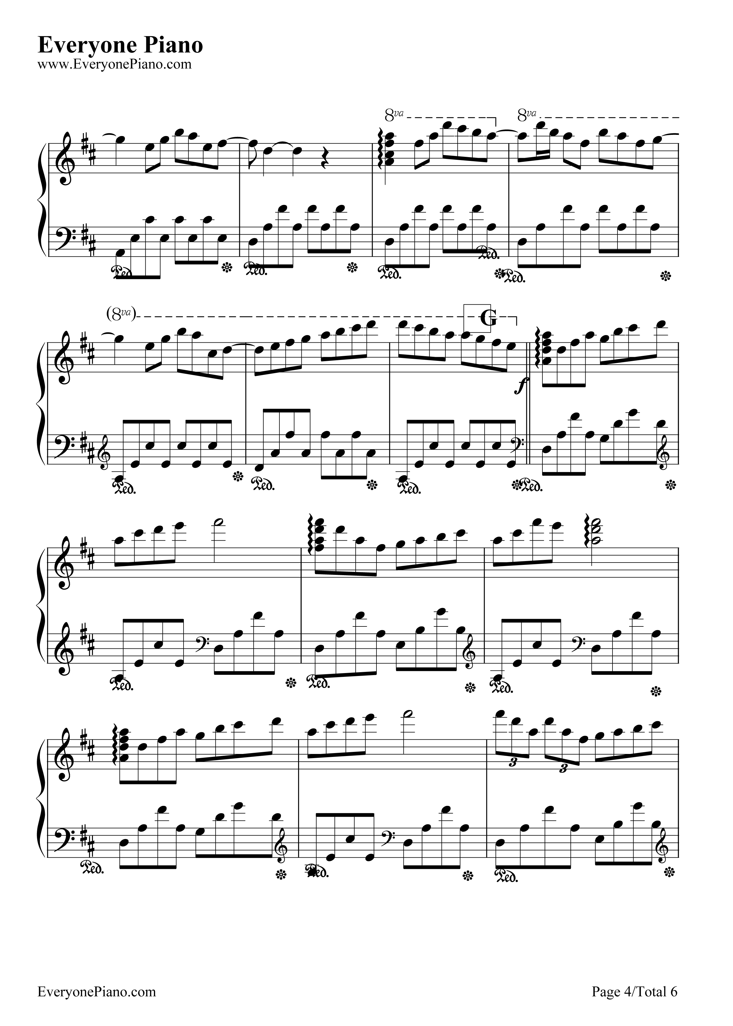 瓦妮莎的微笑钢琴谱_理查德.克莱德曼__Richard_Clayderman
