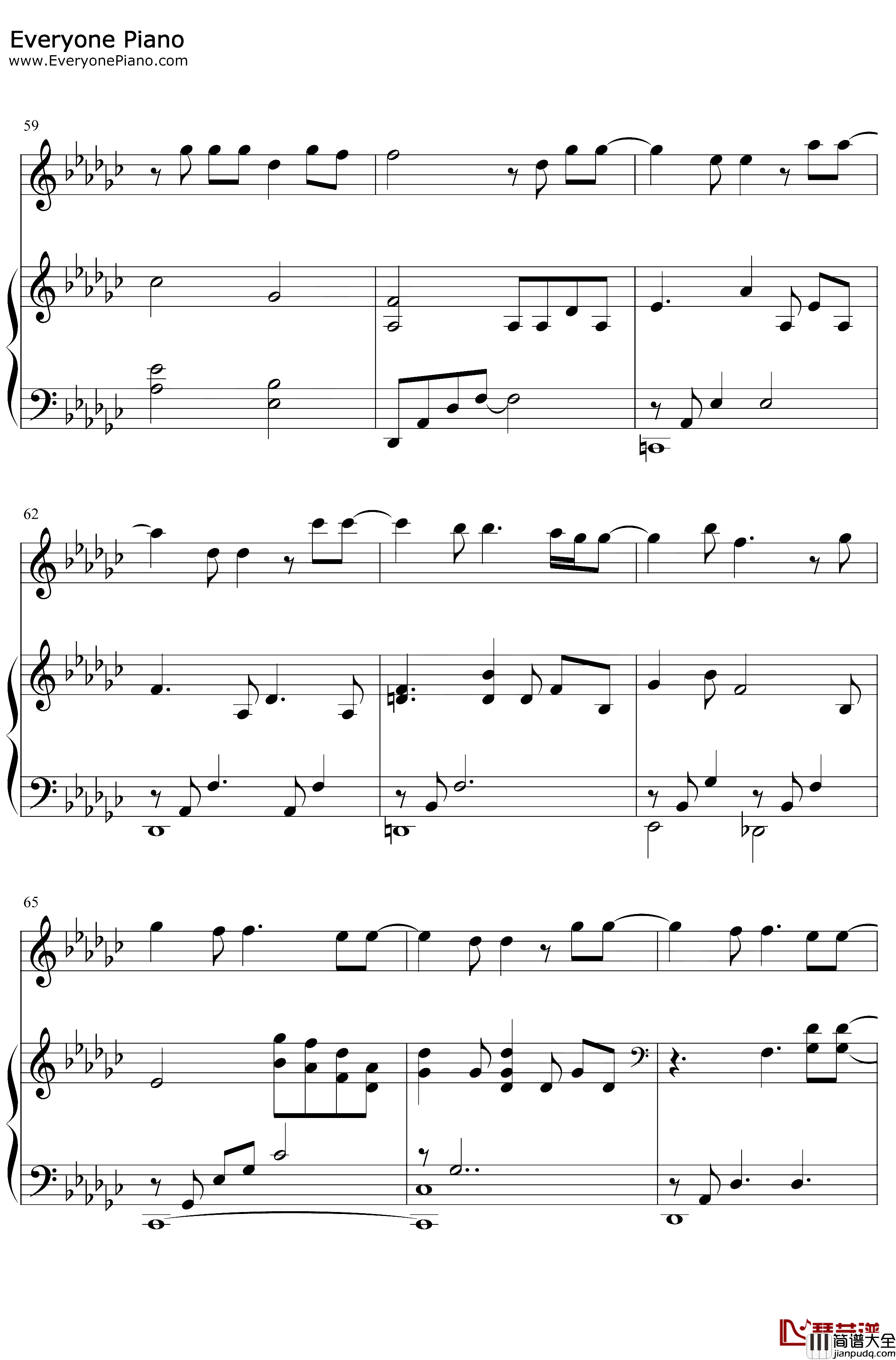 Ocean钢琴谱_Lady_Antebellum