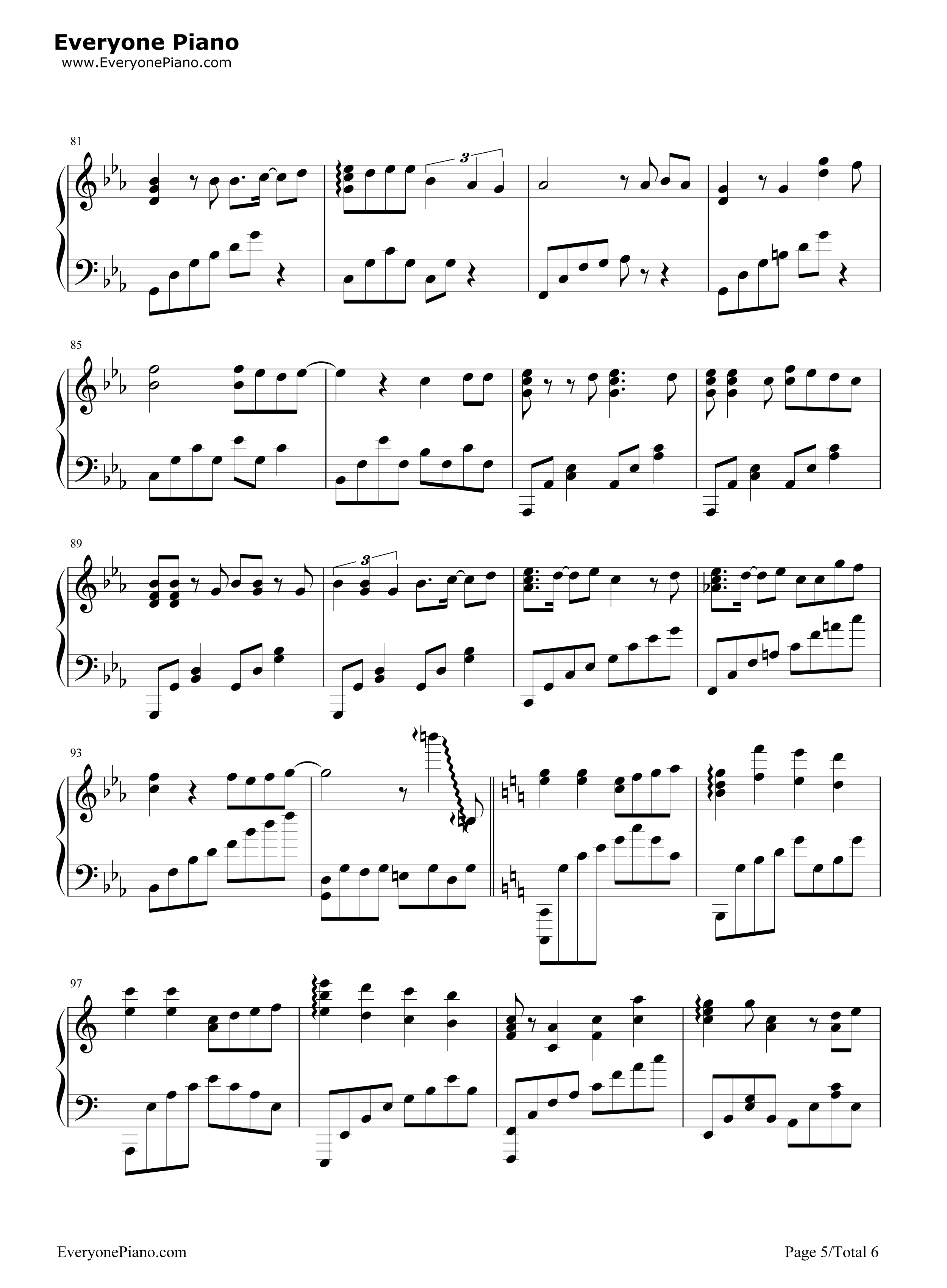 渐渐被你吸引钢琴谱_FIELD_OF_VIEW