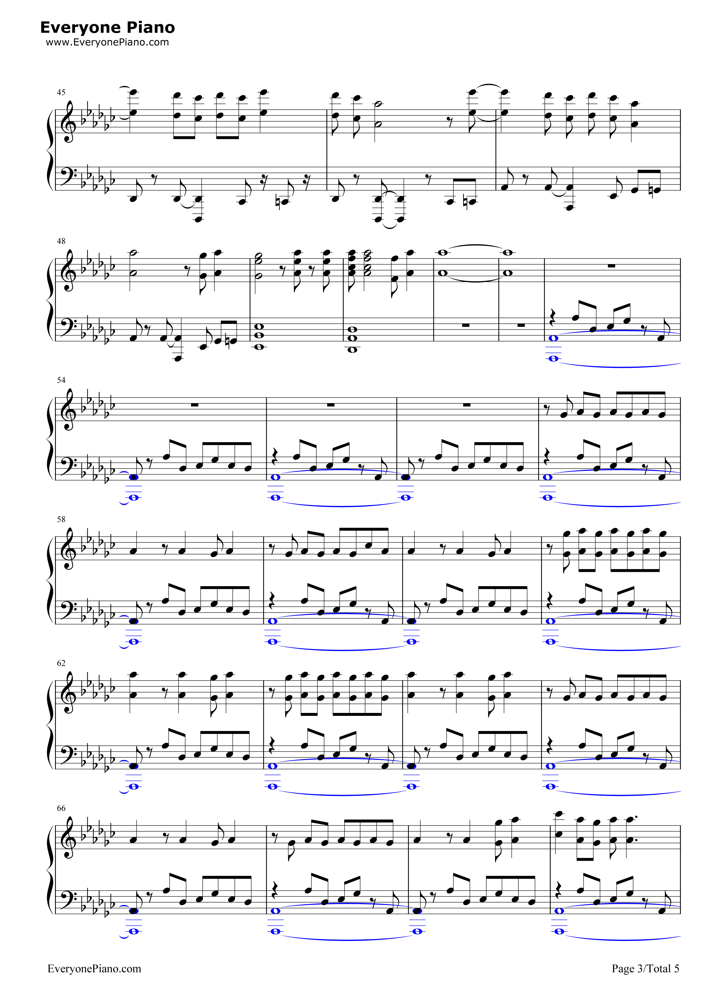 Faith钢琴谱_Stevie_Wonder_ft._Ariana_Grande