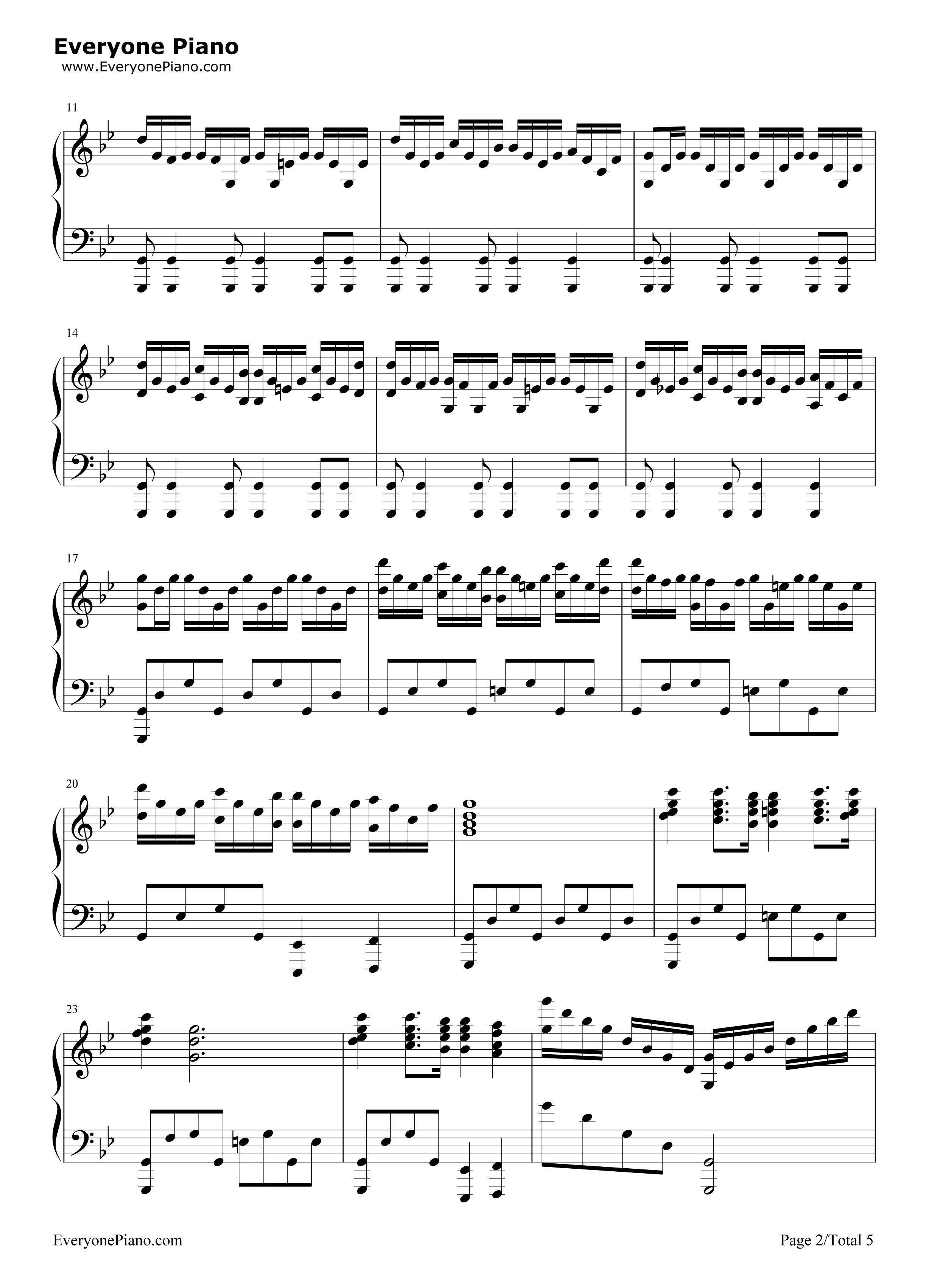 The_Avengers钢琴谱_Alan_Silvestri