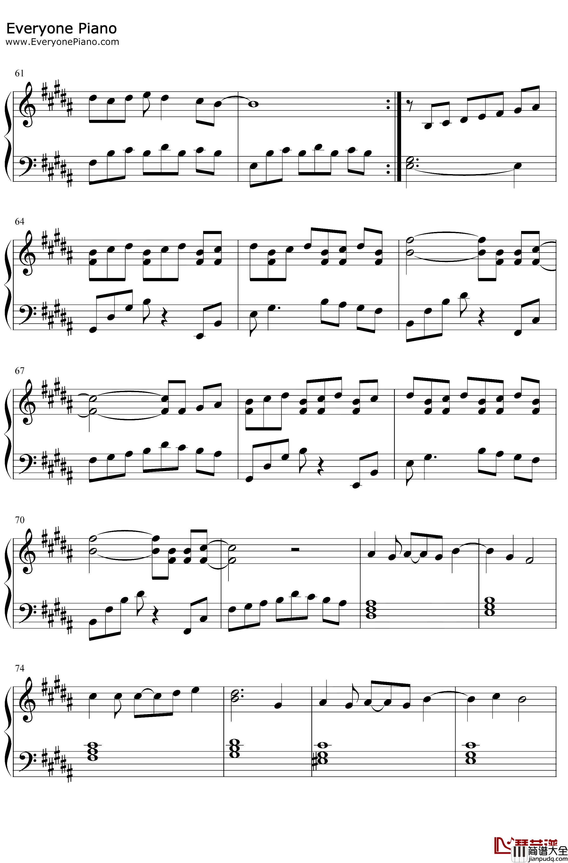 你的名字歌曲合集钢琴谱_Radwimps_钢琴谱:你的名字歌曲合集
