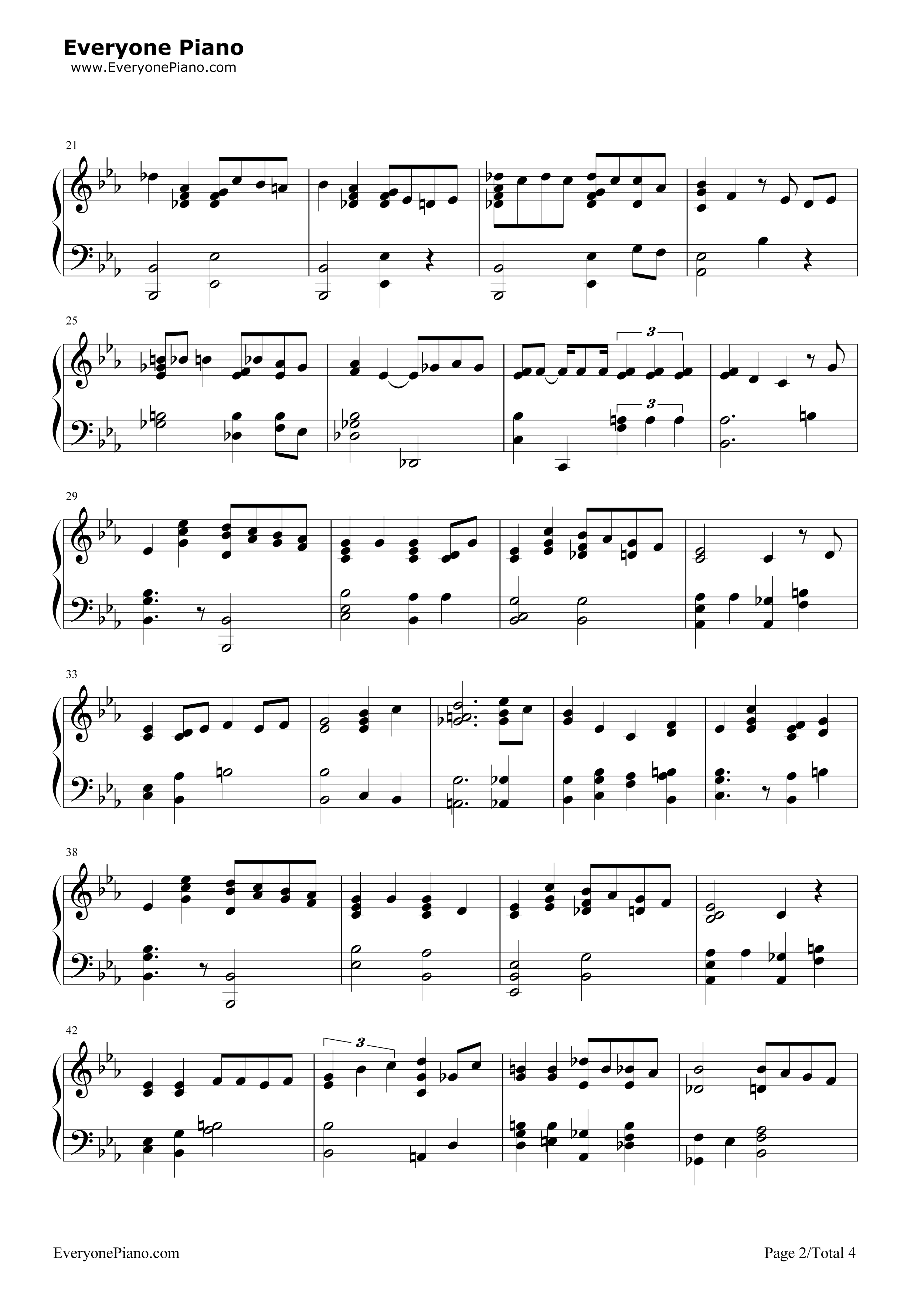 圣诞歌钢琴谱_Classic_Christmas_Music