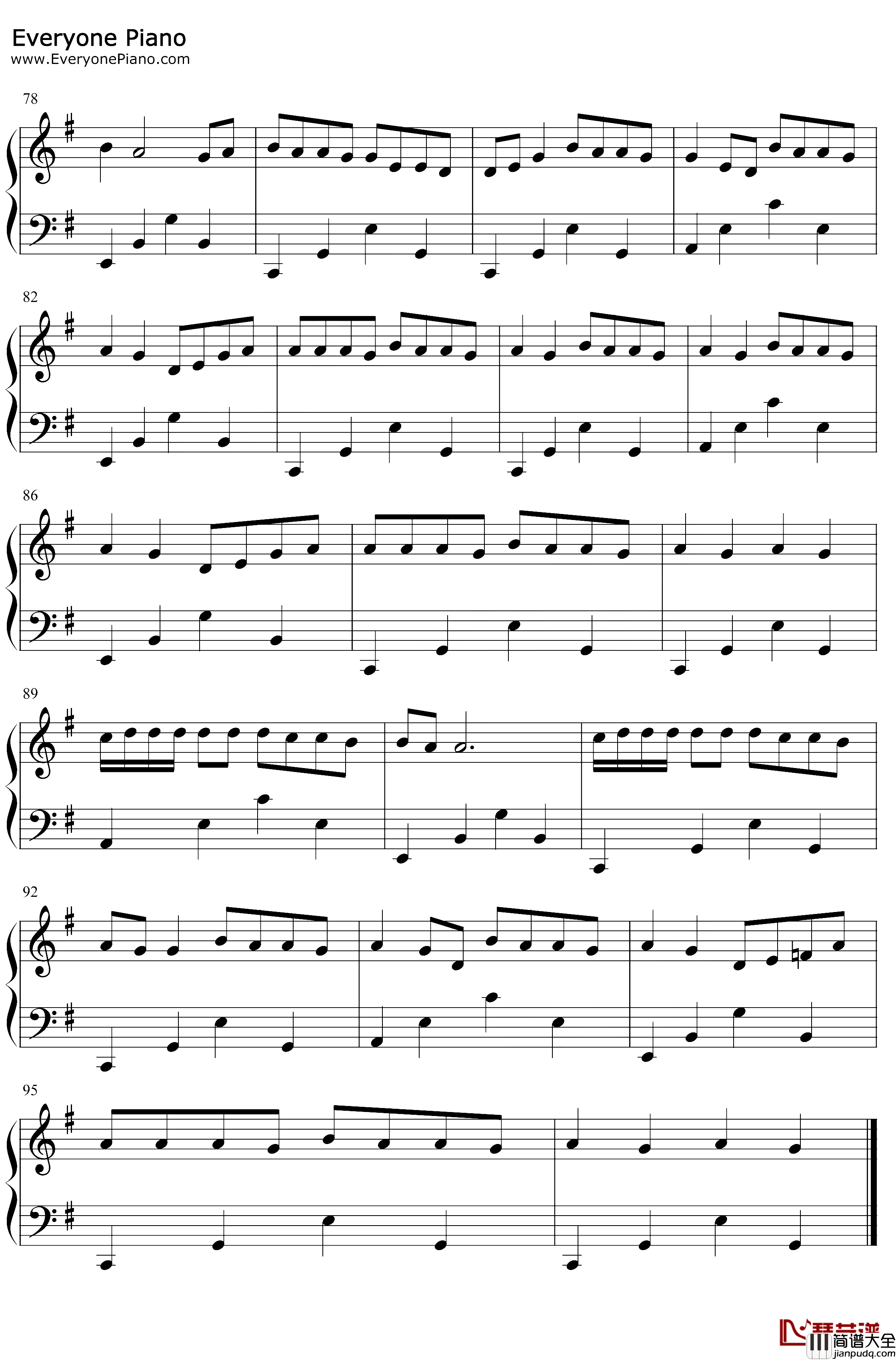 Old_Me钢琴谱_5_Seconds_of_Summer