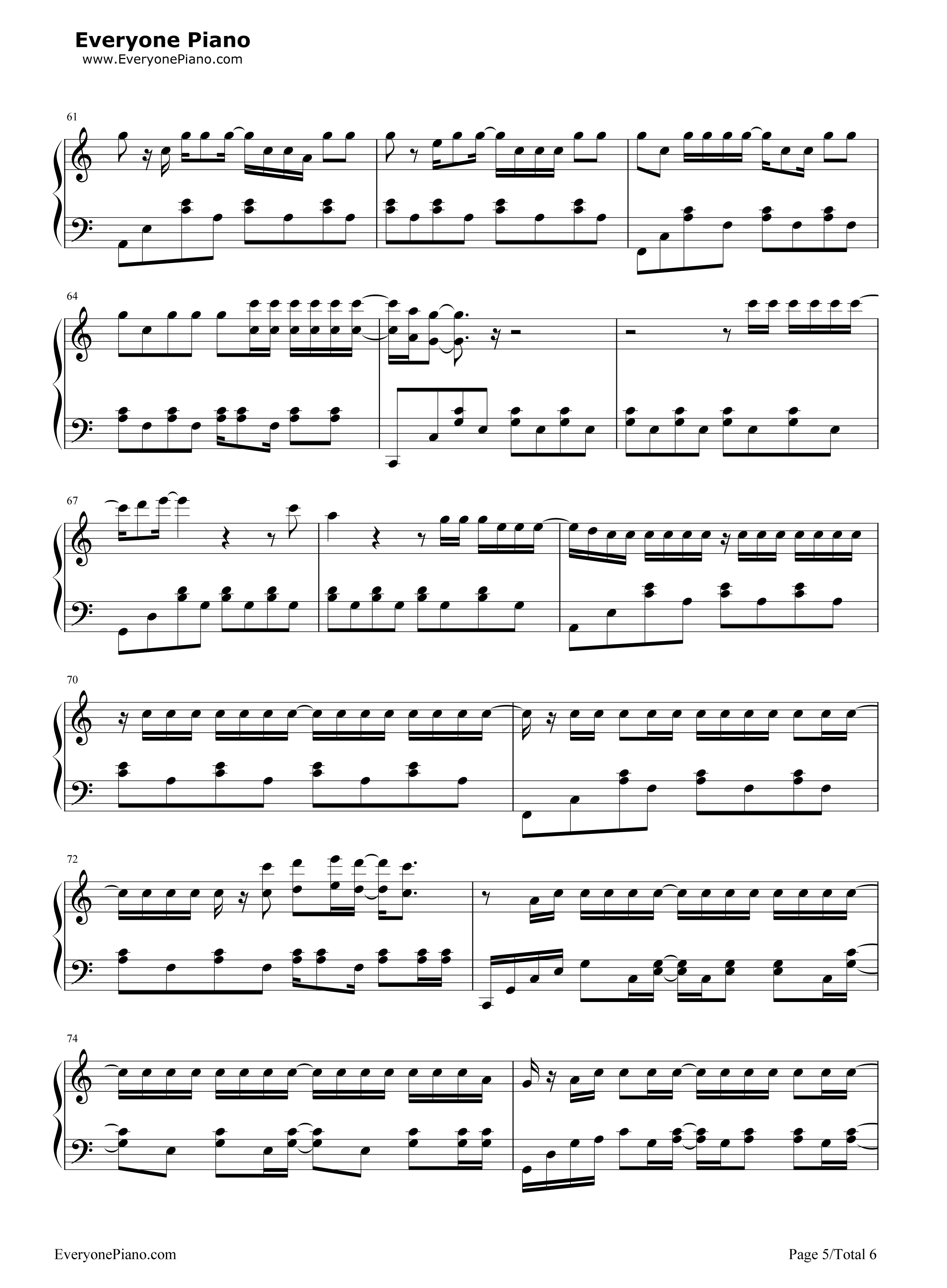Out_of_the_Woods钢琴谱_Taylor_Swift