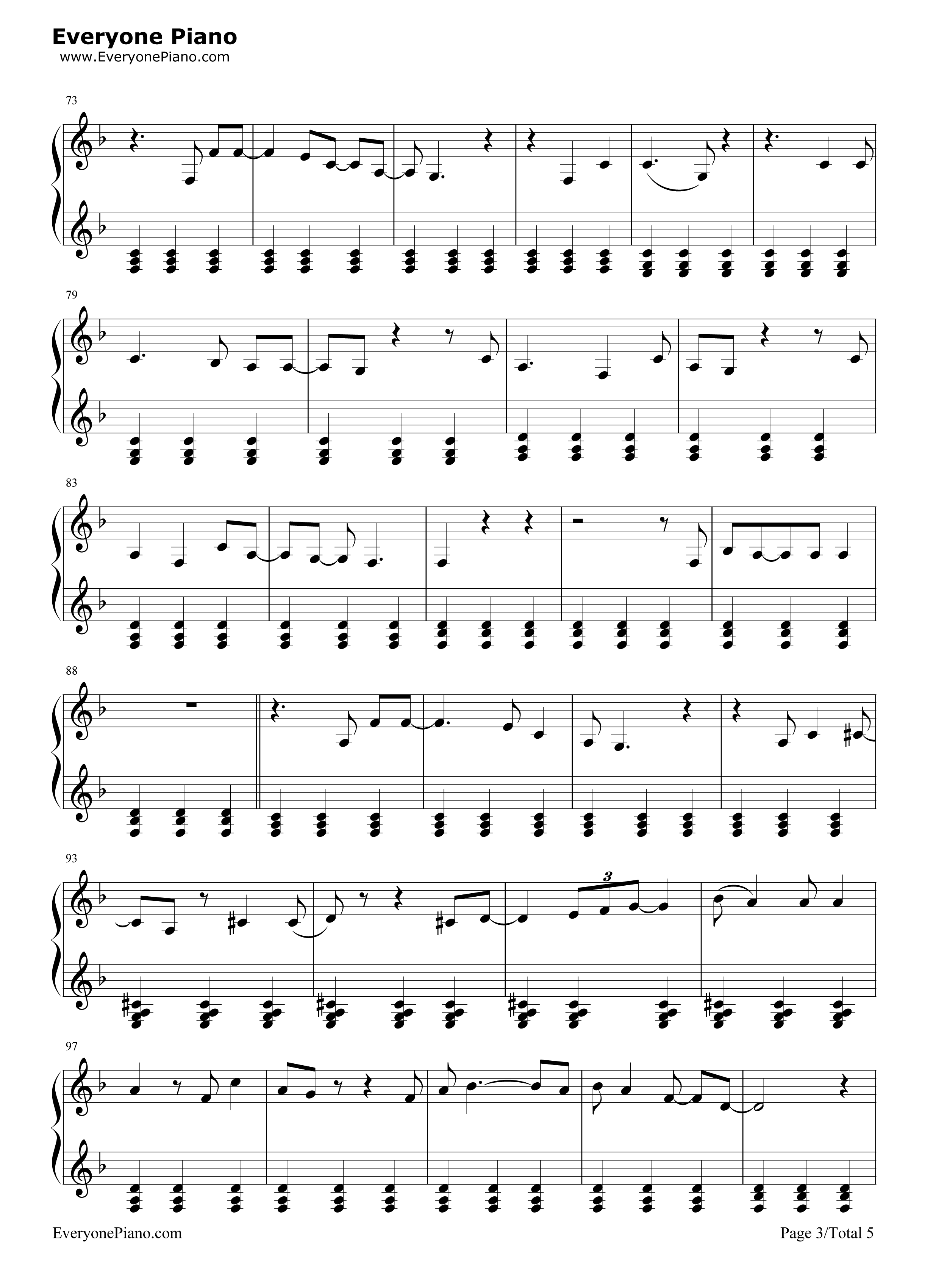 She_Used_To_Be_Mine钢琴谱_Sara_Bareilles