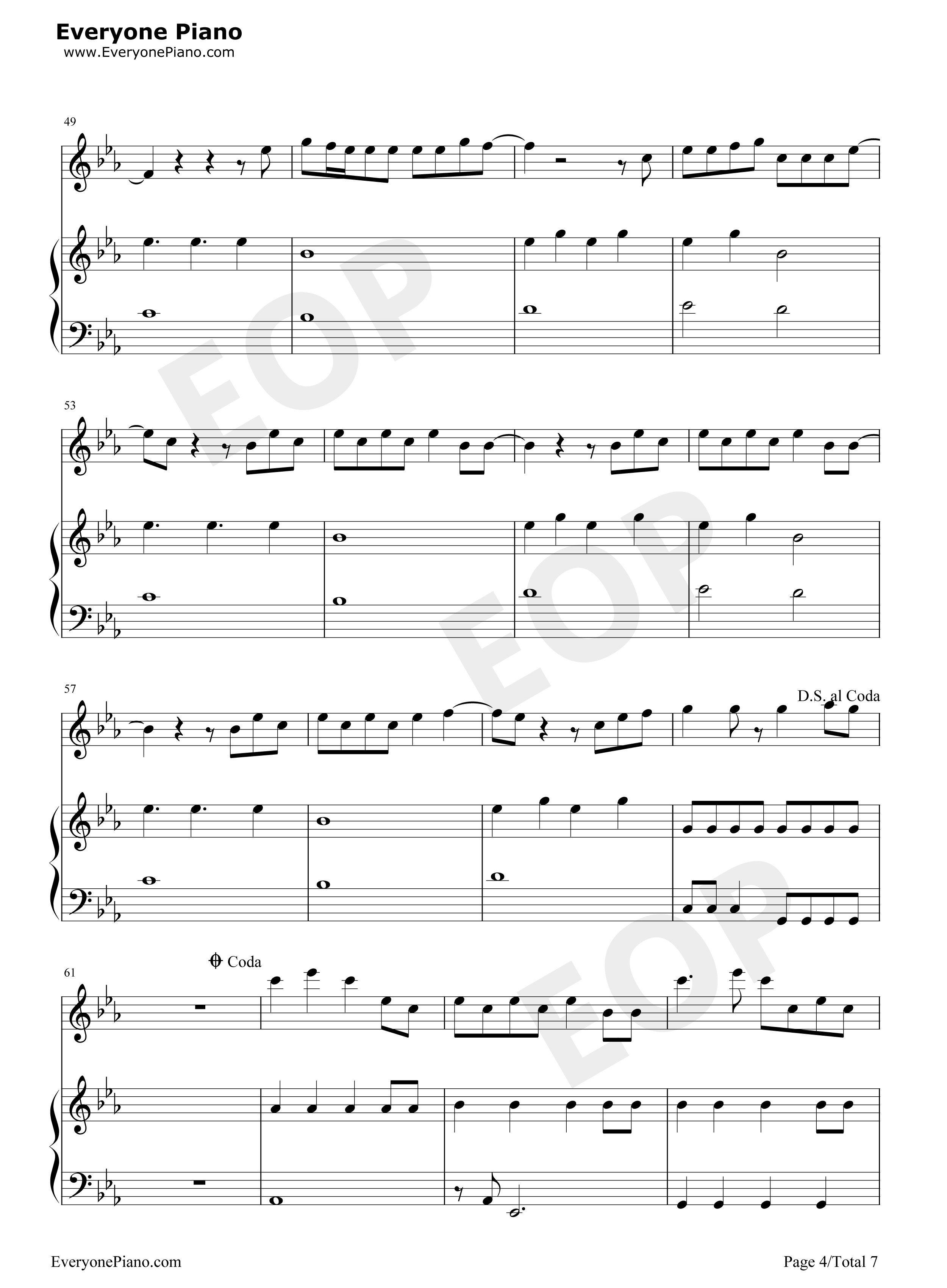 Who_Do_You_Love钢琴谱_The_Chainsmokers_5_Seconds_of_Summer