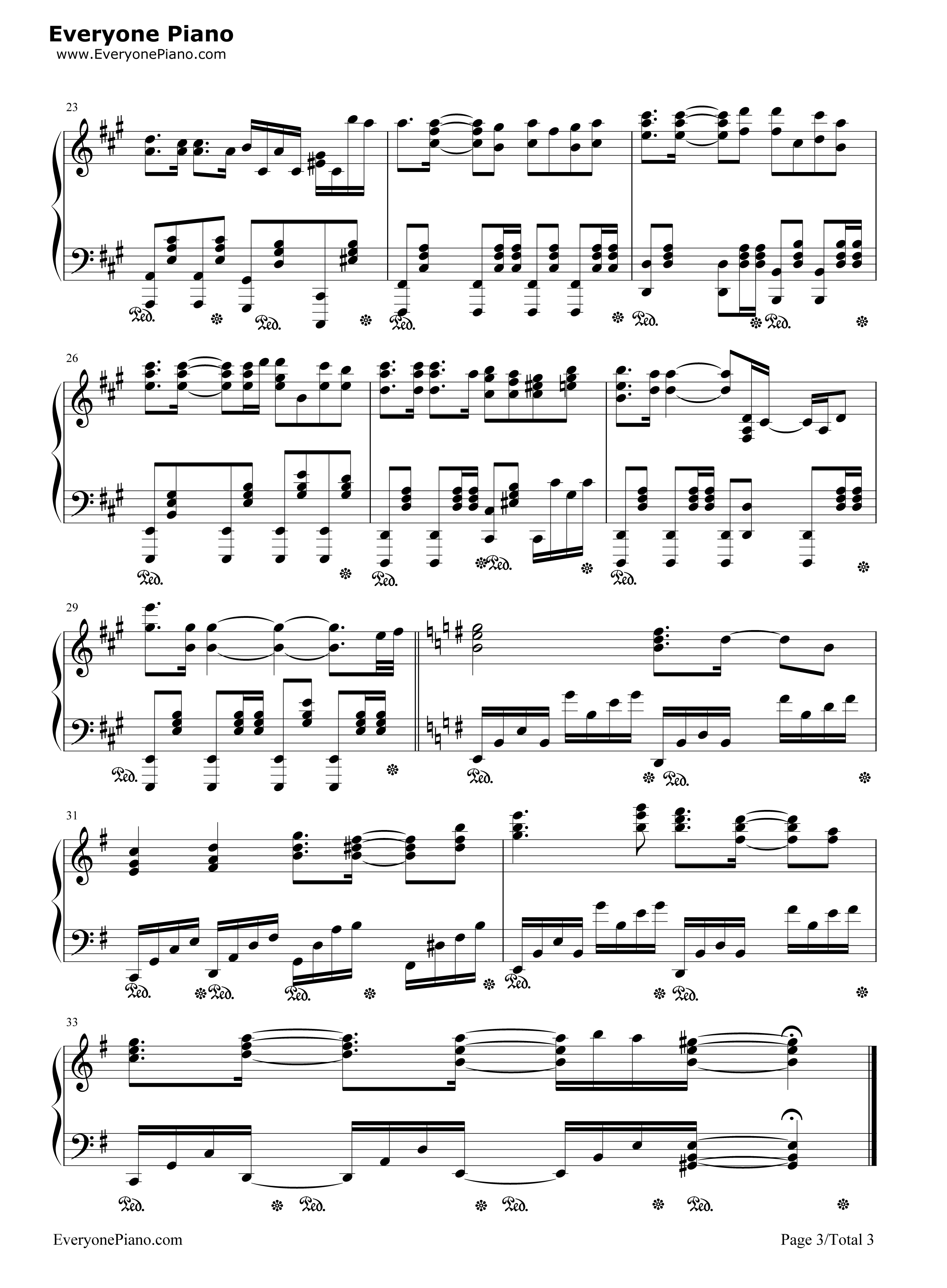 To_the_Beginning钢琴谱_Kalafina