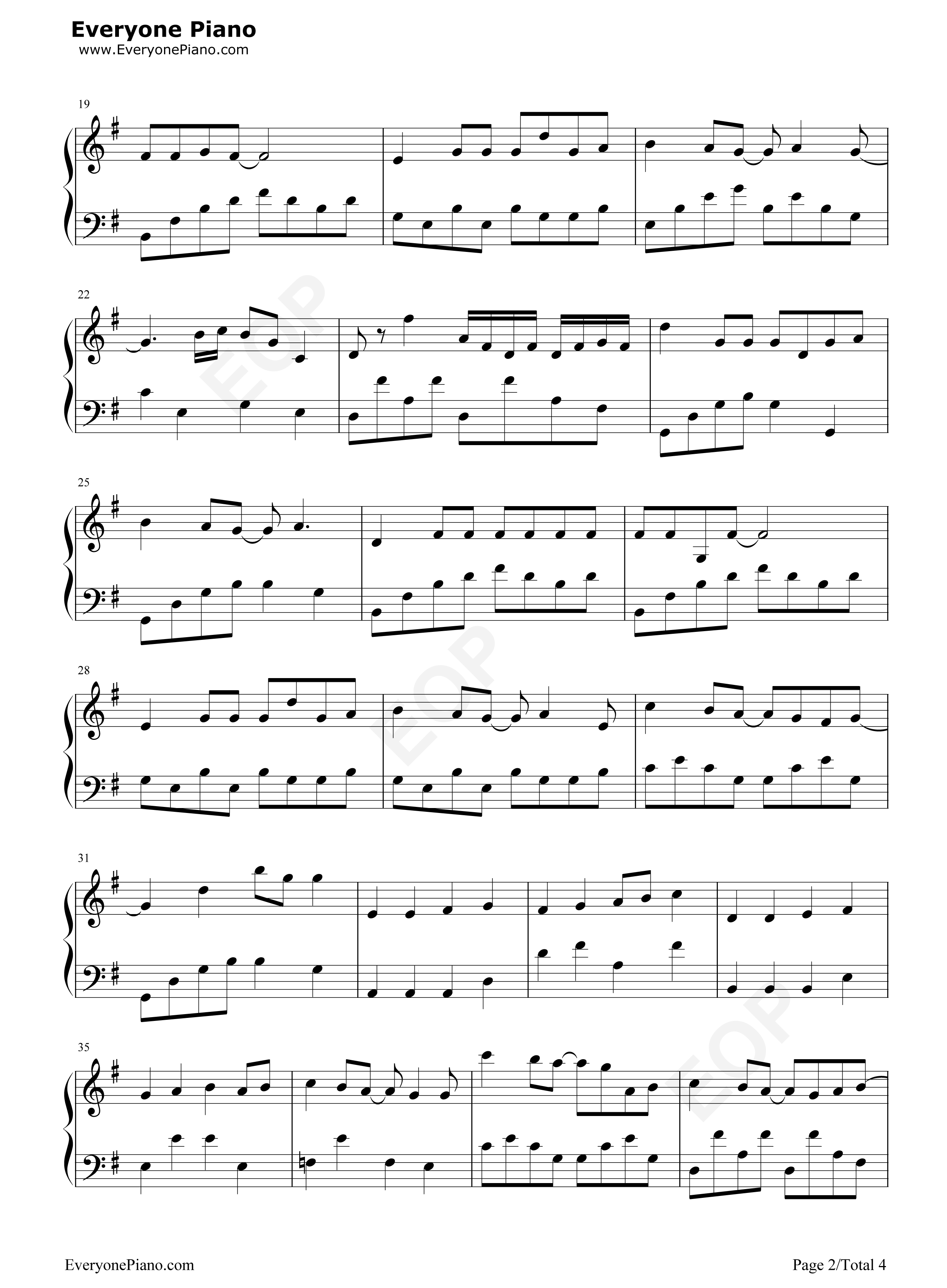 Start_DASH简单版钢琴谱_μ's