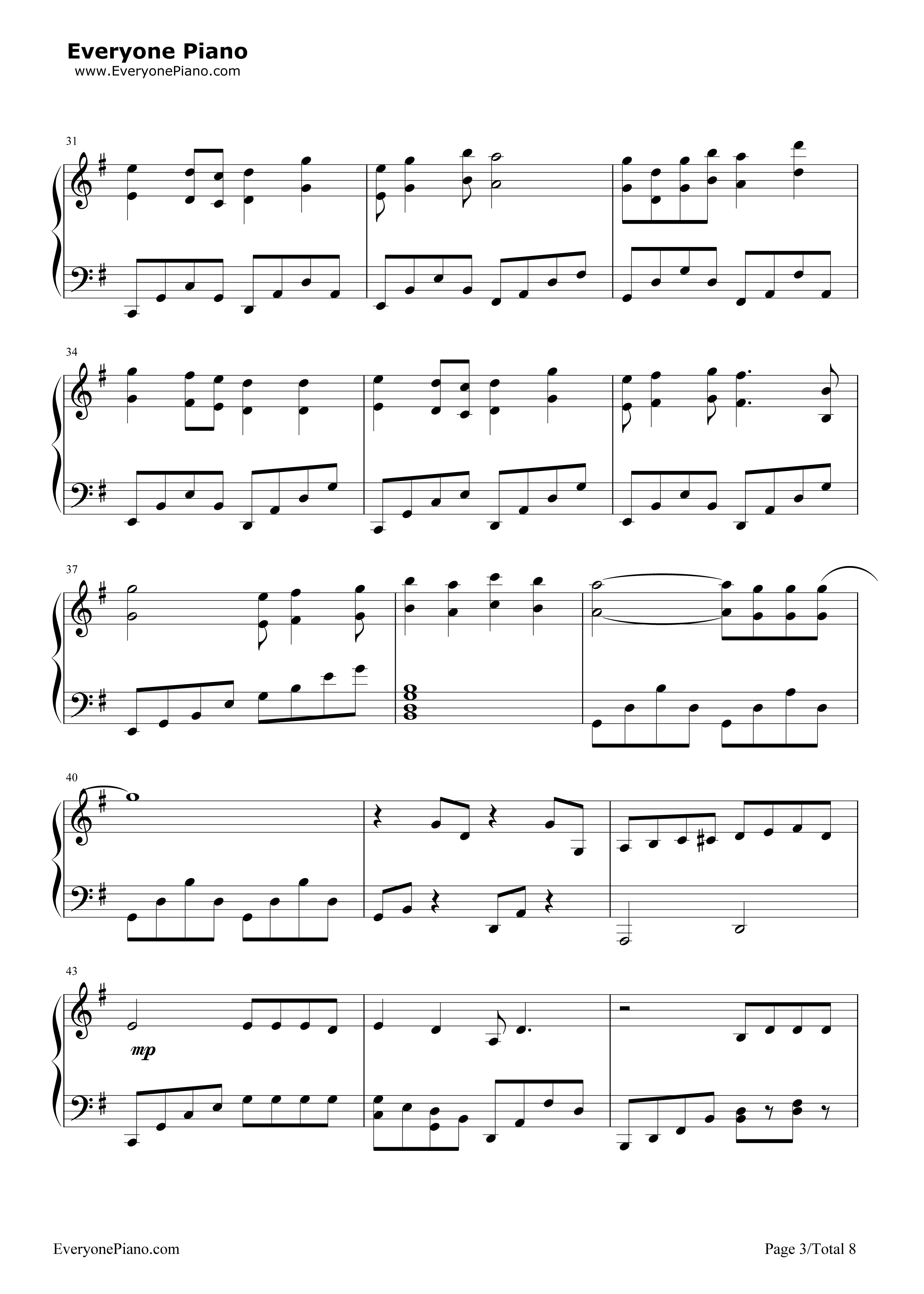 负けないで钢琴谱_ZARD