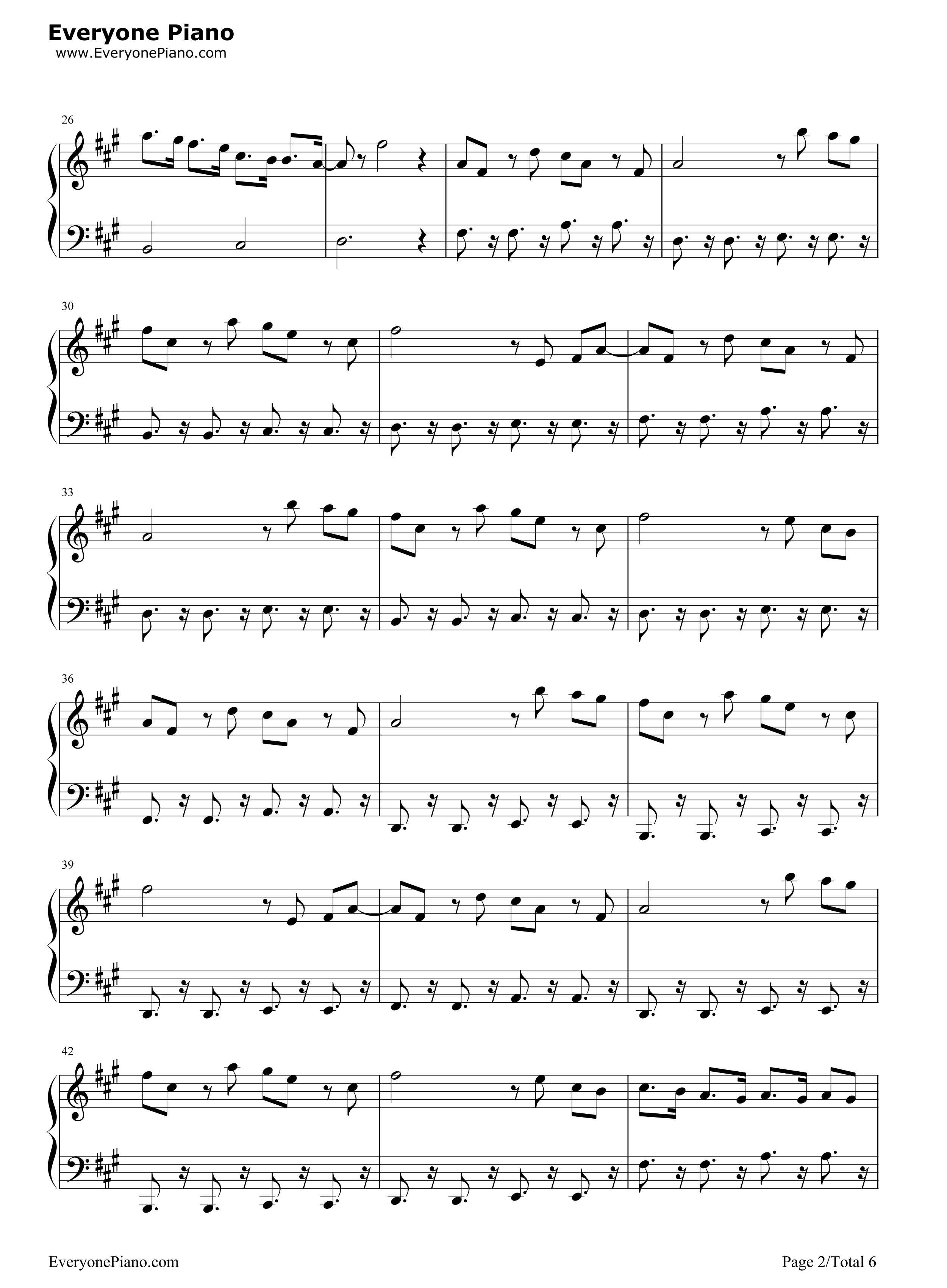 I_Could_Be_the_One钢琴谱_Avicii
