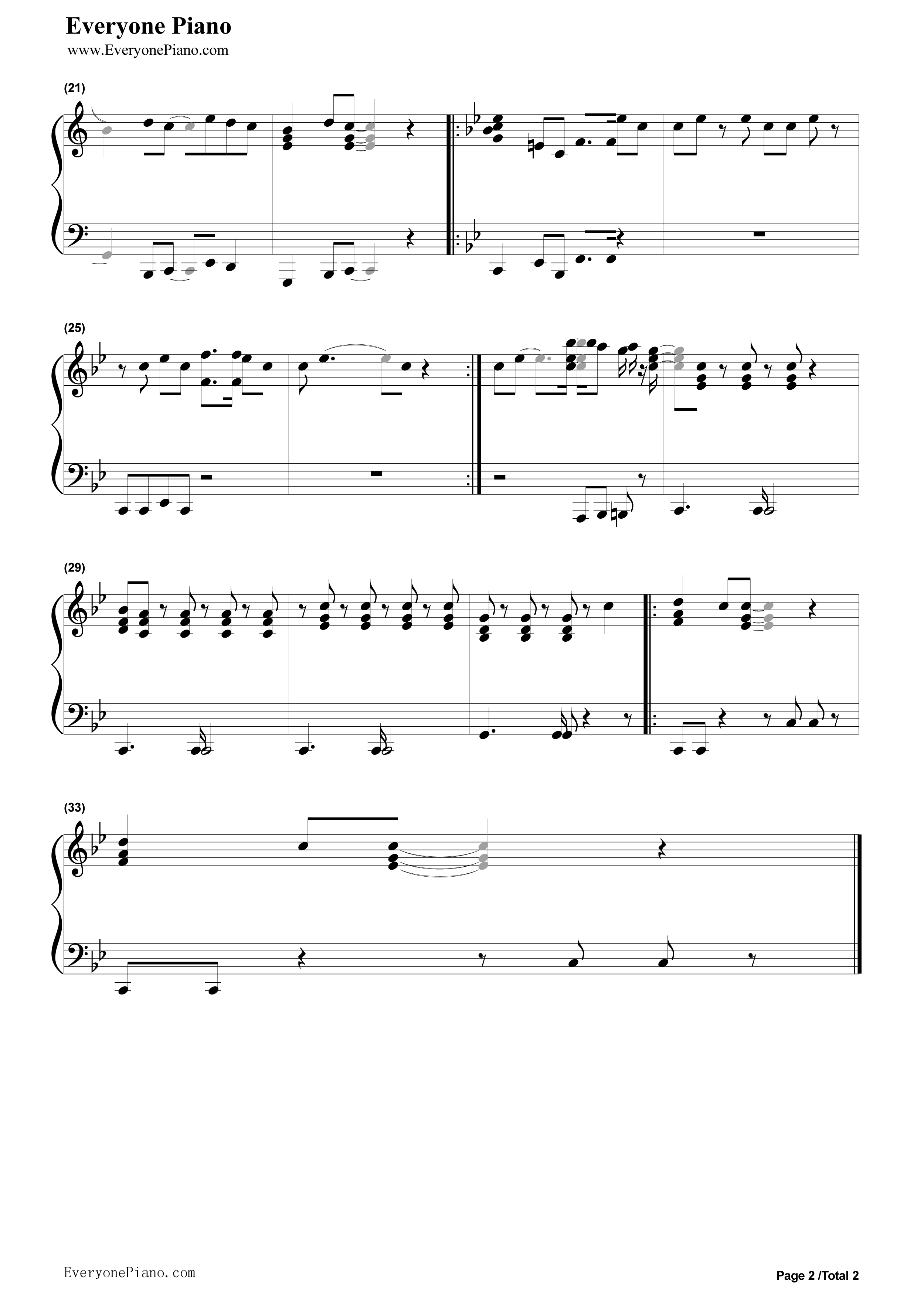 Lean_on_Me钢琴谱_Bill_Withers