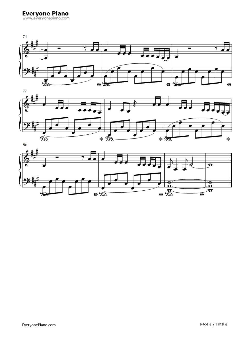 Man_on_a_Wire钢琴谱_The_Script