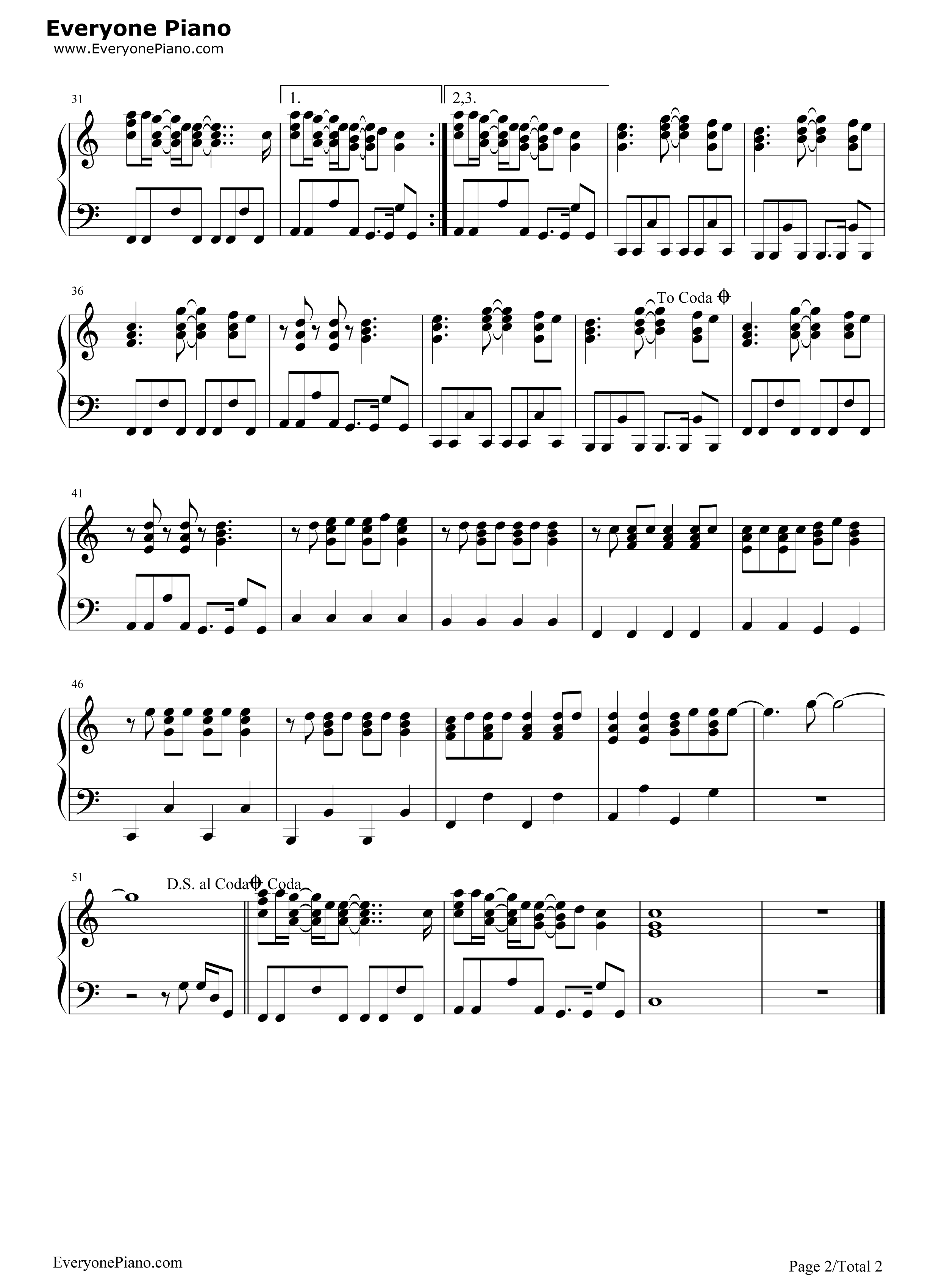 Love_Somebody钢琴谱_Maroon5
