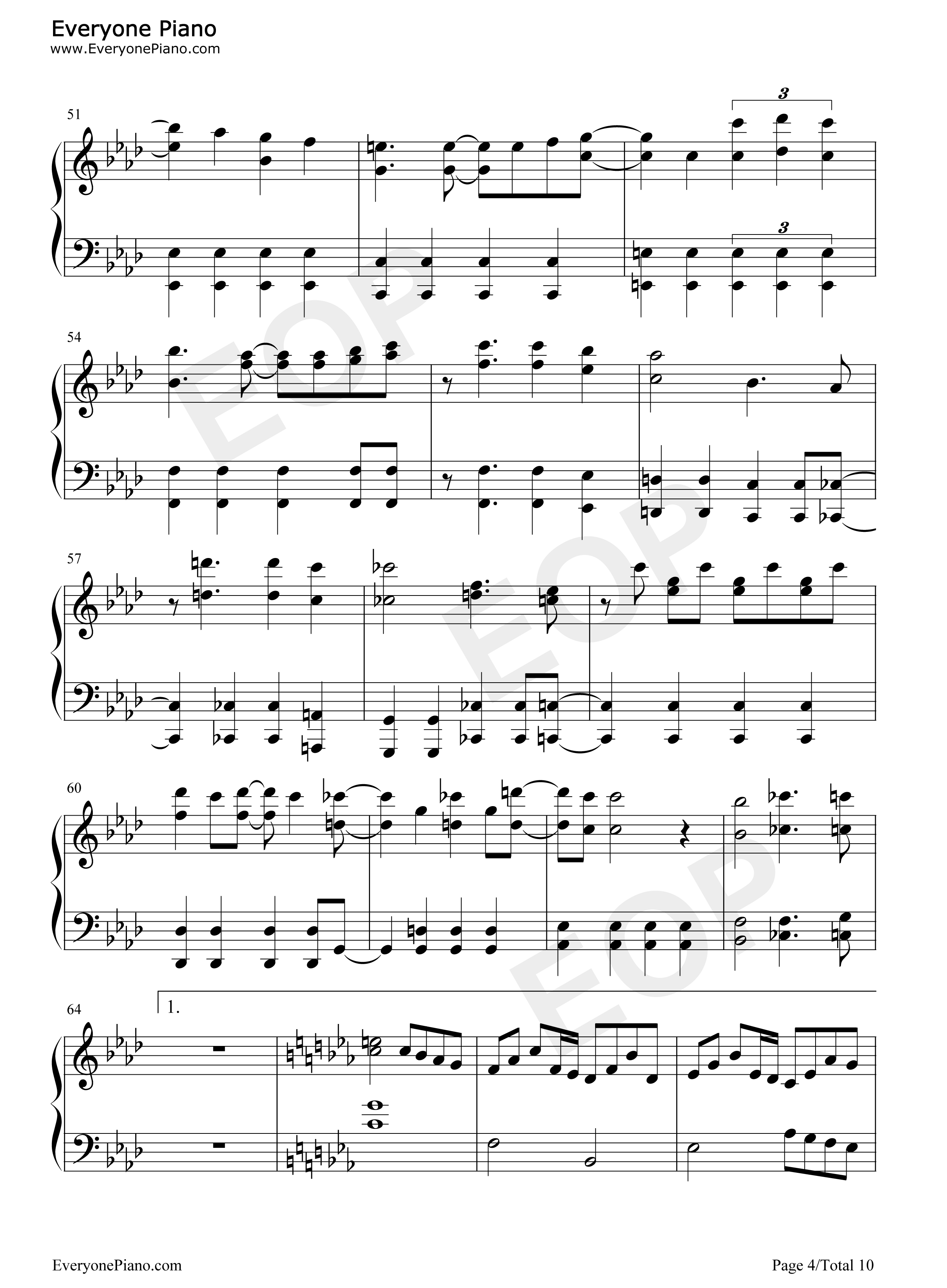猛烈宇宙交响曲_第七楽章「无限の爱」钢琴谱_ももいろクローバーZ_桃色幸运草Z