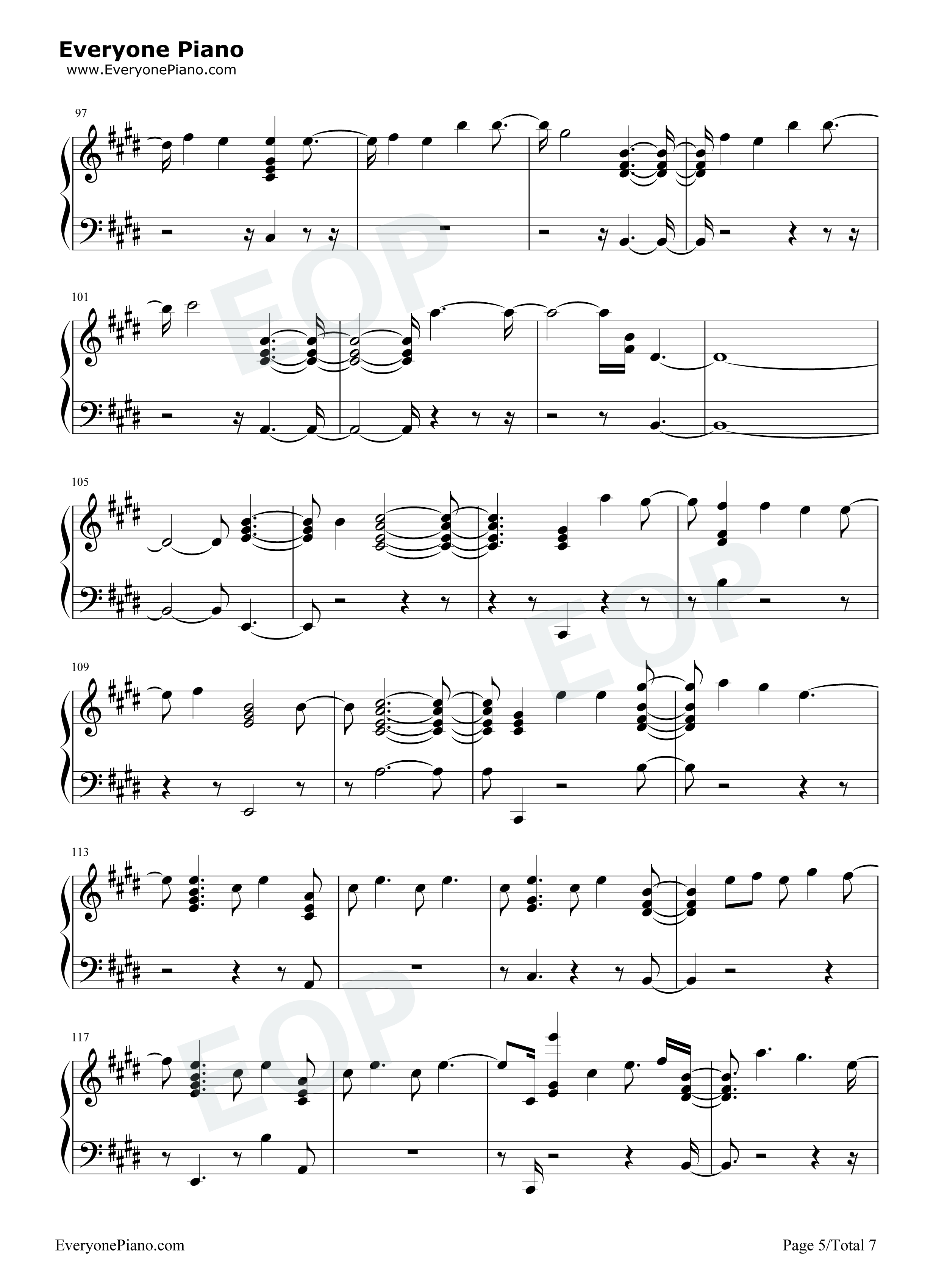 Babe钢琴谱_Sugarland_Taylor_Swift