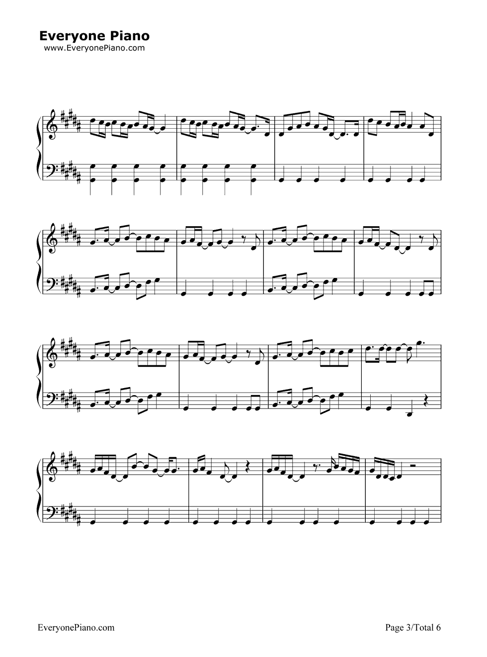 Focus钢琴谱_Ariana_Grande