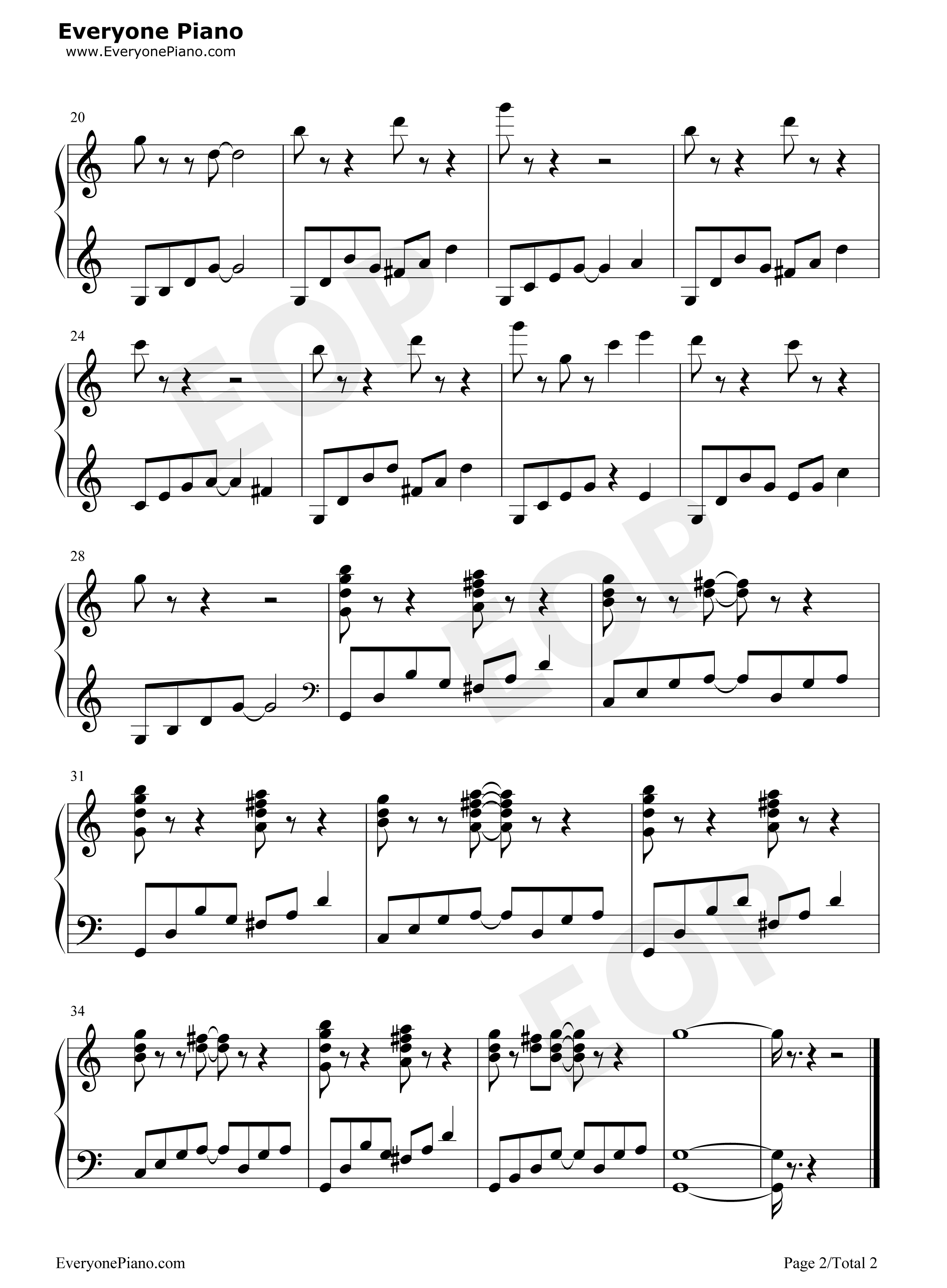 嘿咻狂想曲钢琴谱_艾索