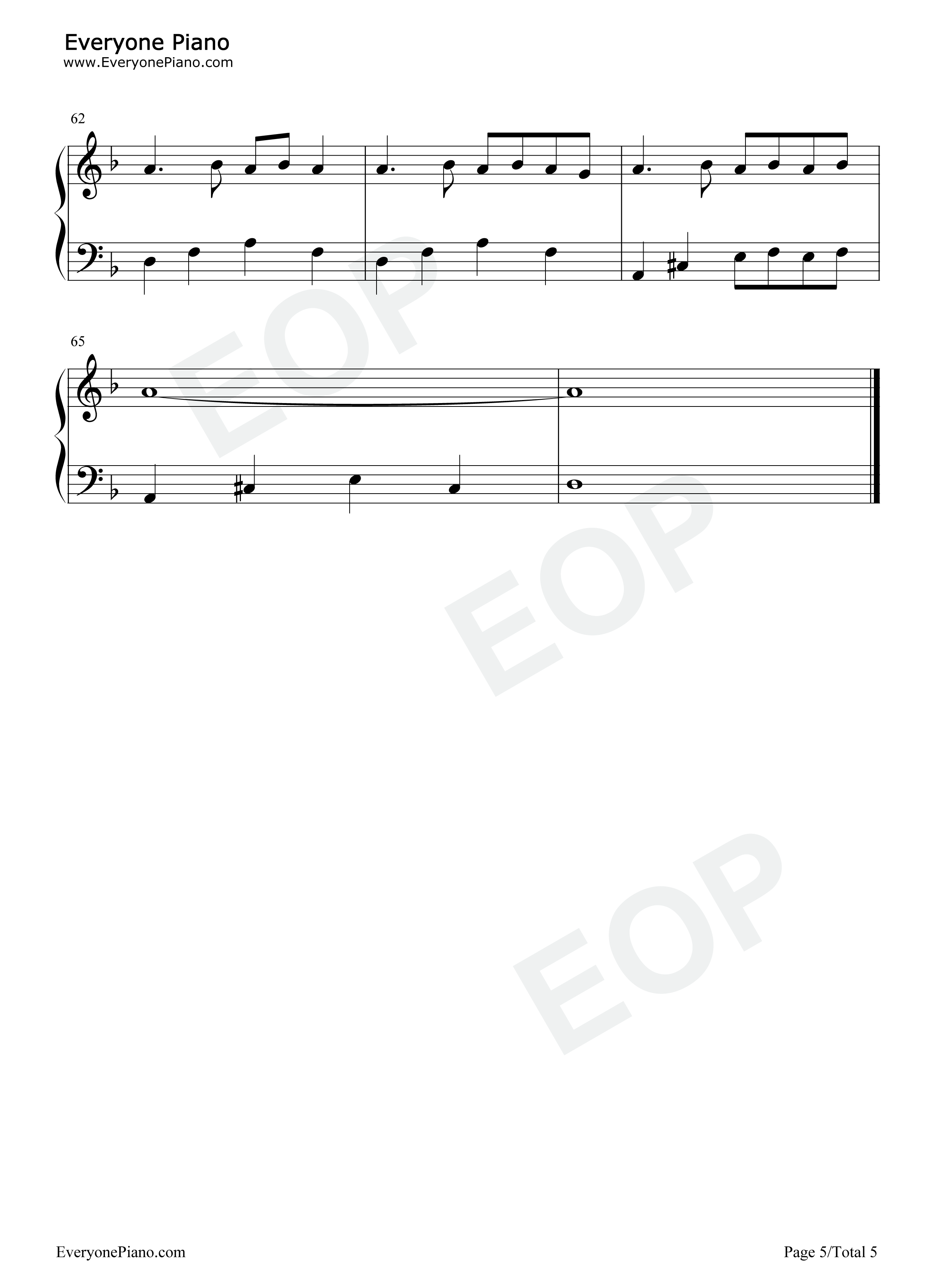 Therefore_I_Am钢琴谱_Billie_Eilish
