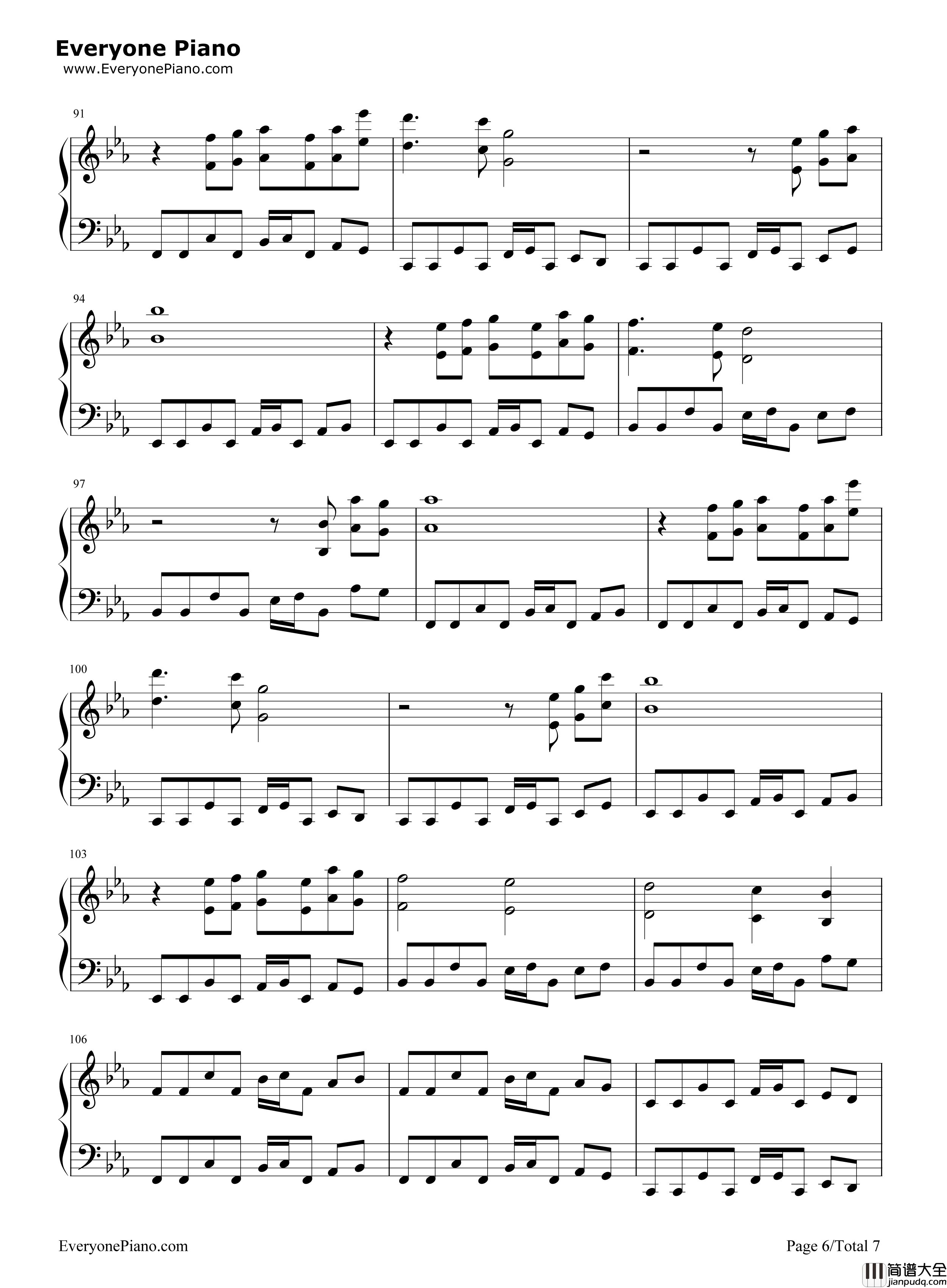 Immortal钢琴谱_Thomas_Bergersen