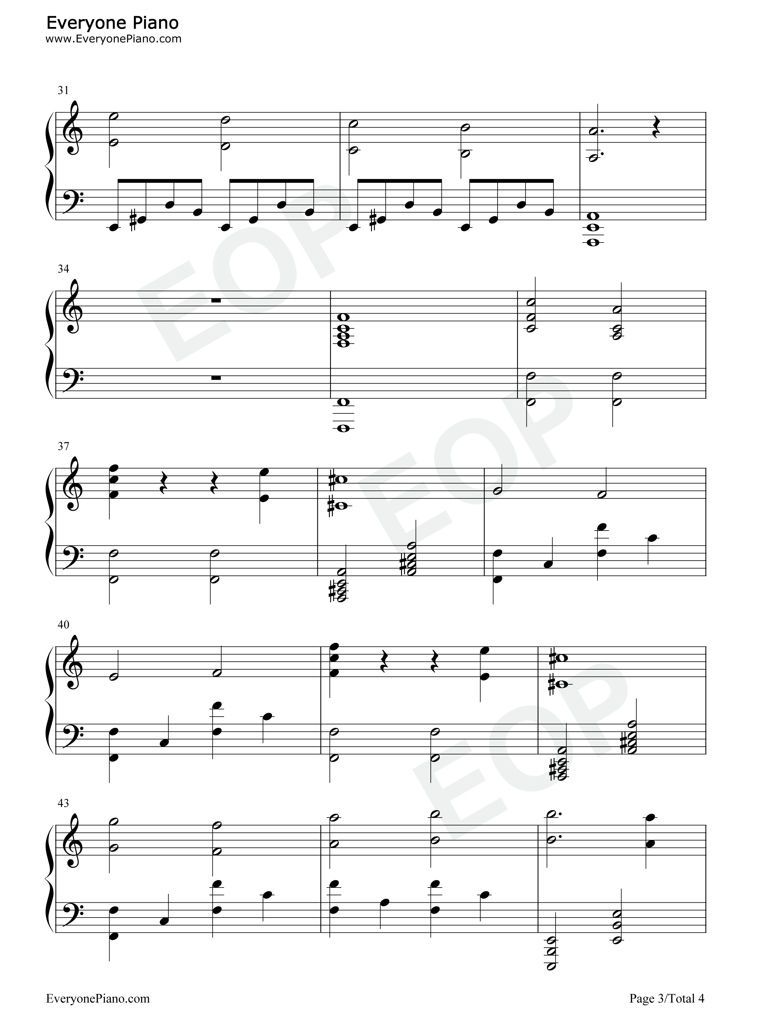 小小梦魇2主题曲钢琴谱_Tarsier_Studios