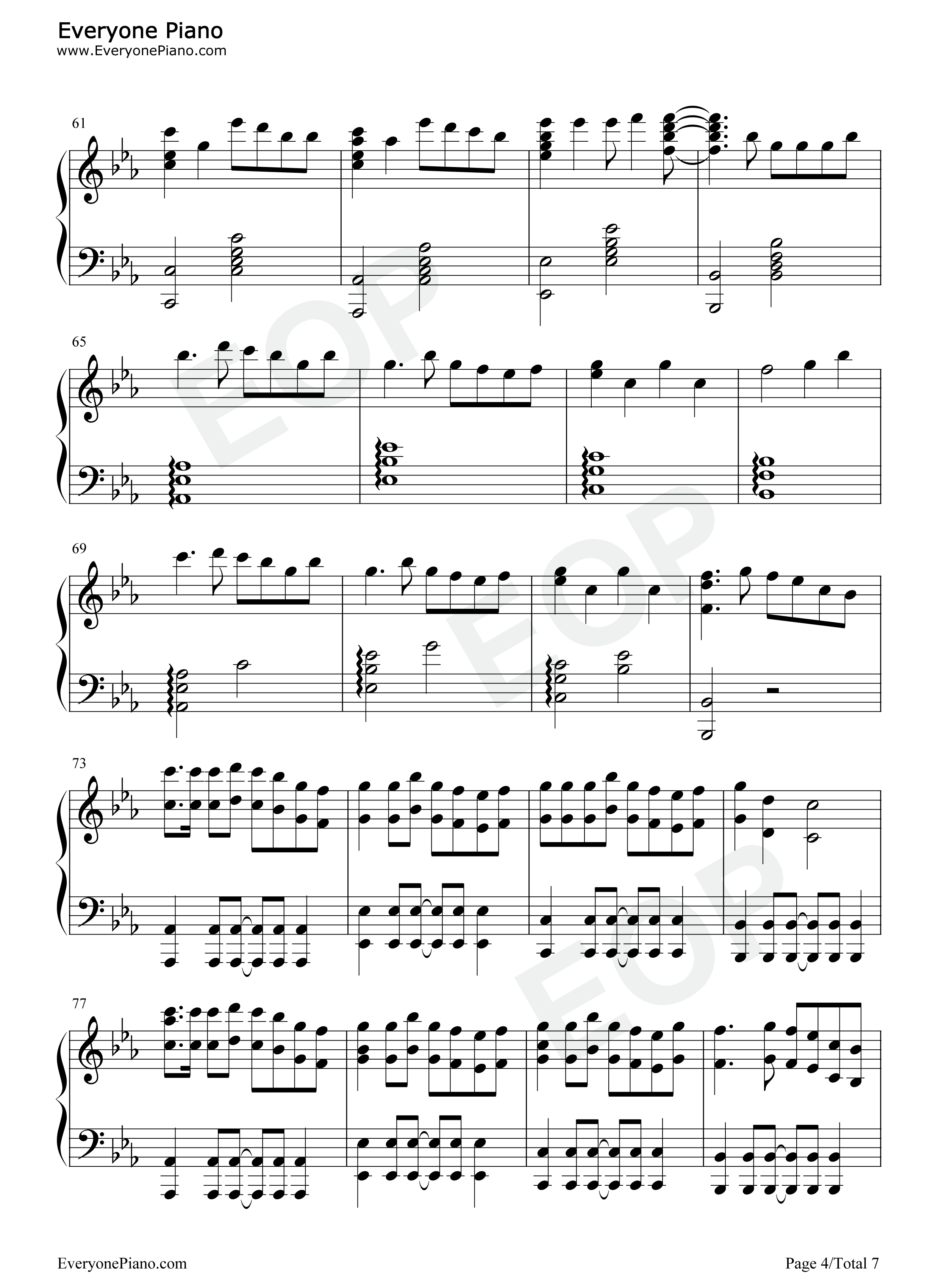 Hiding_In_The_Blue钢琴谱_TheFatRat_RIELL