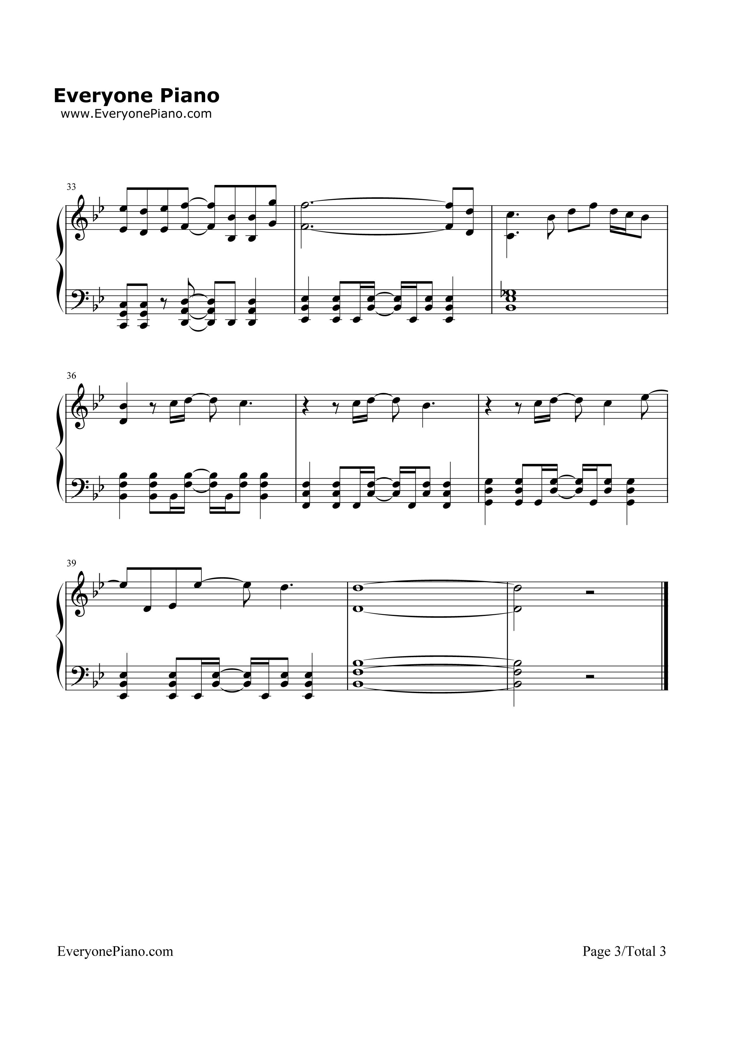 話をしよう钢琴谱_Glim_Spanky