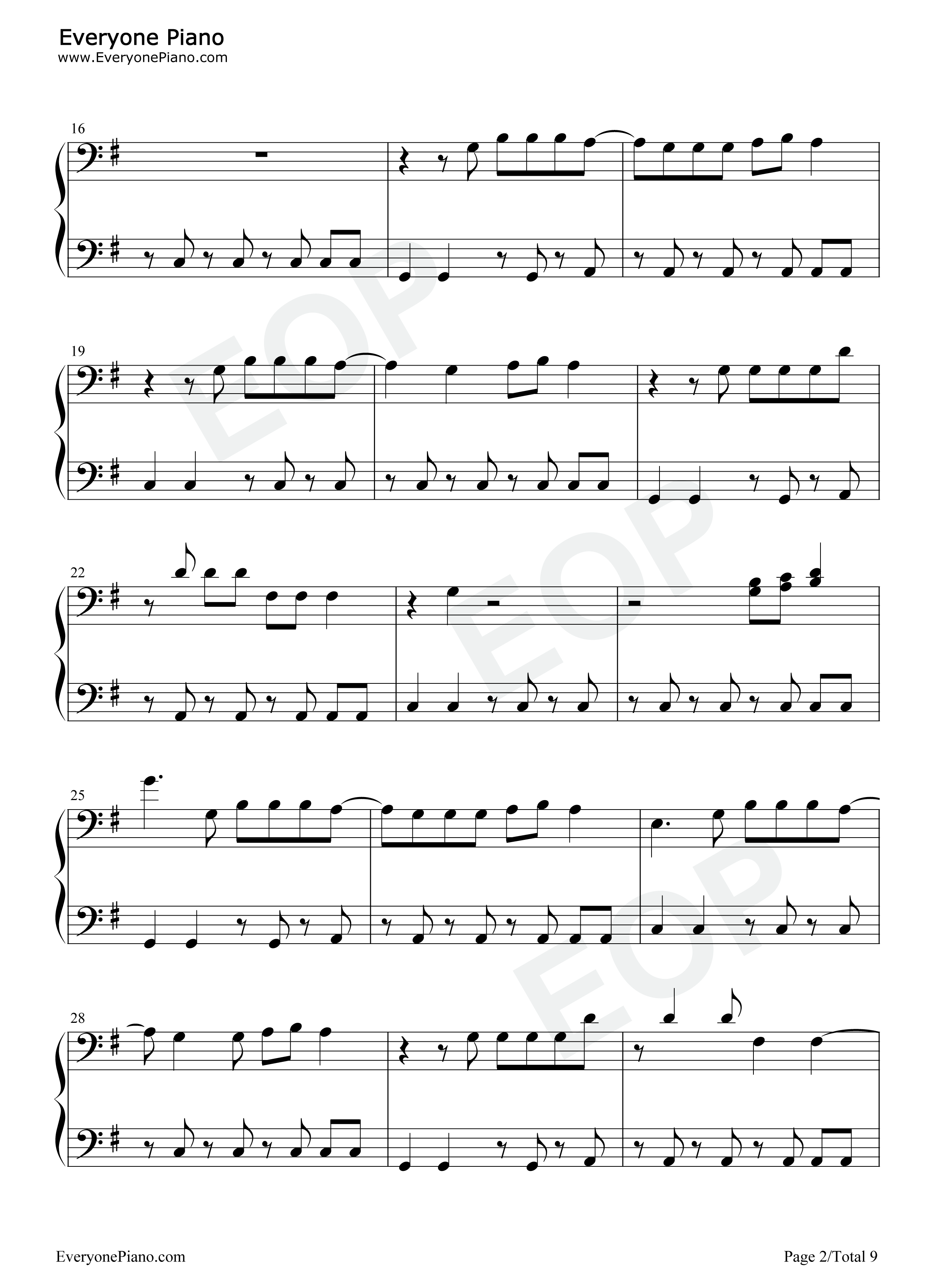 The_Last_Great_American_Dynasty钢琴谱_Taylor_Swift