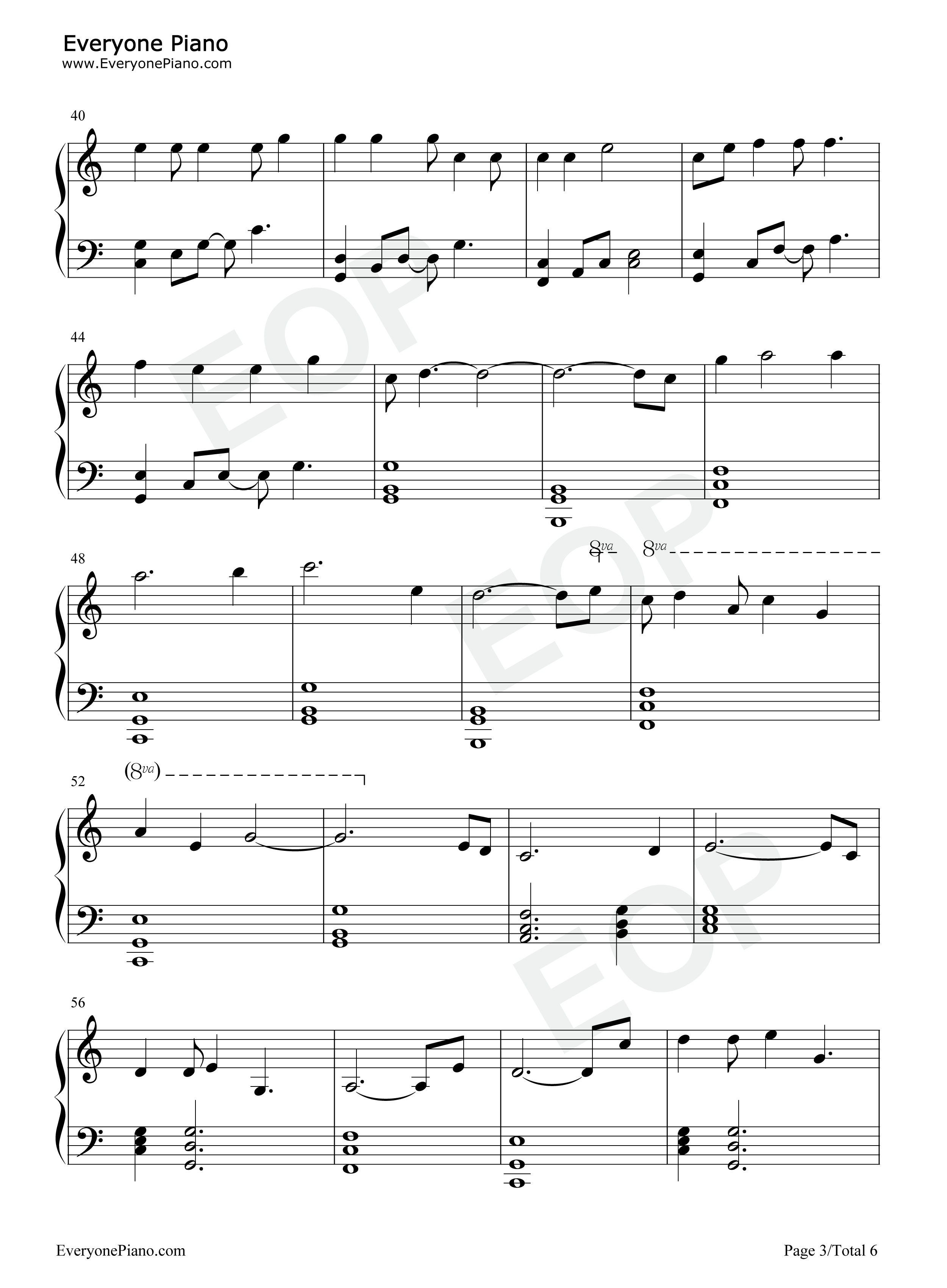 Let_Somebody_Go钢琴谱_Coldplay_Selena_Gomez