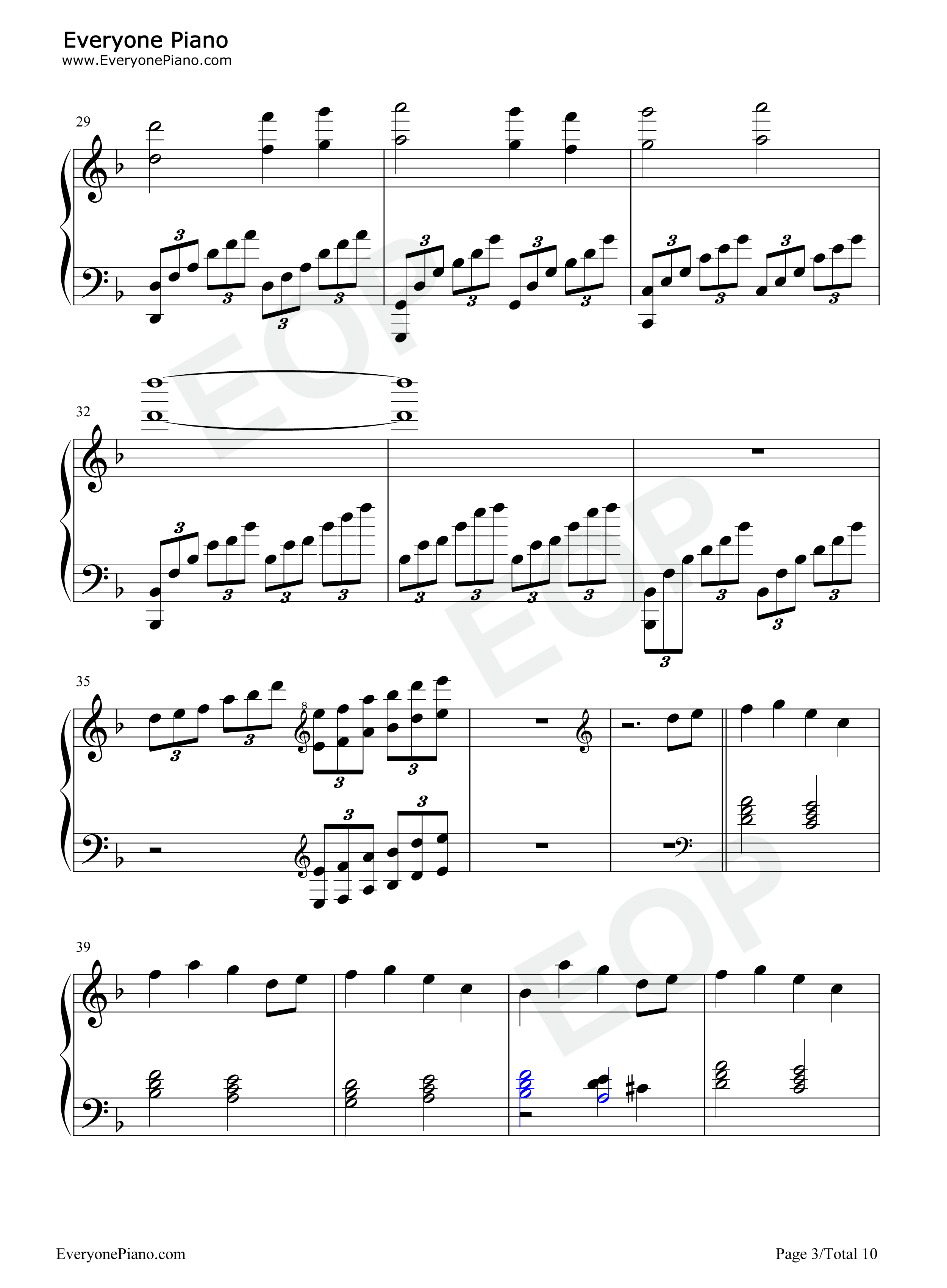 祢豆子主题曲钢琴谱_椎名豪