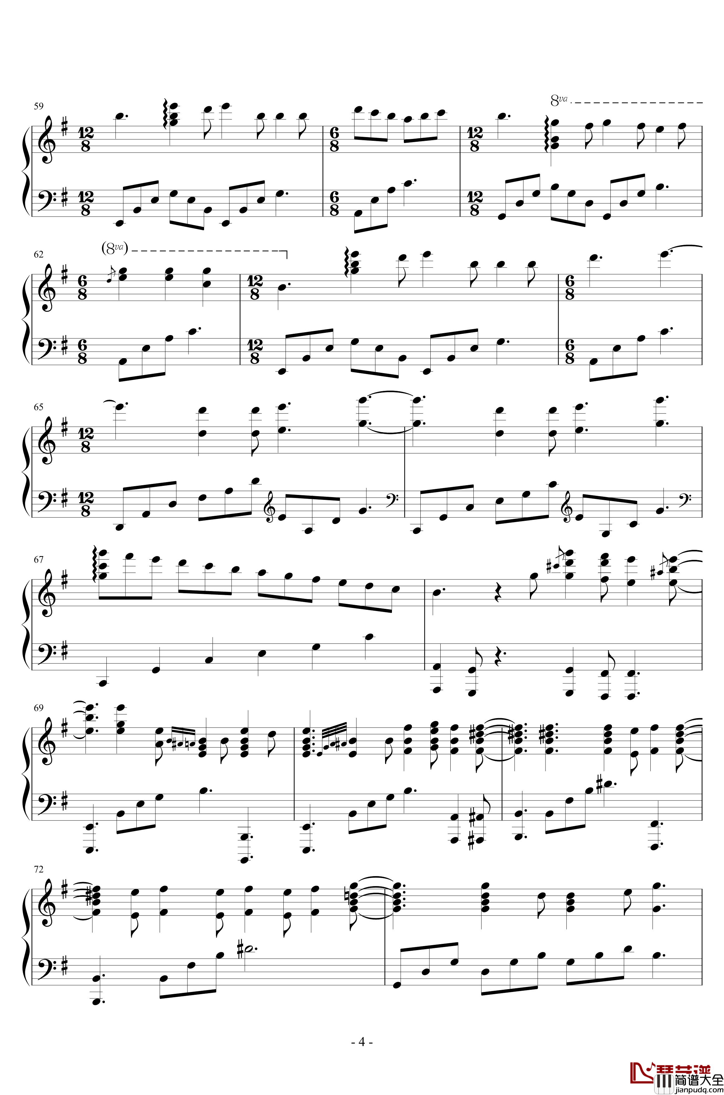 Comsenz_Ithoton钢琴谱_PianoVito