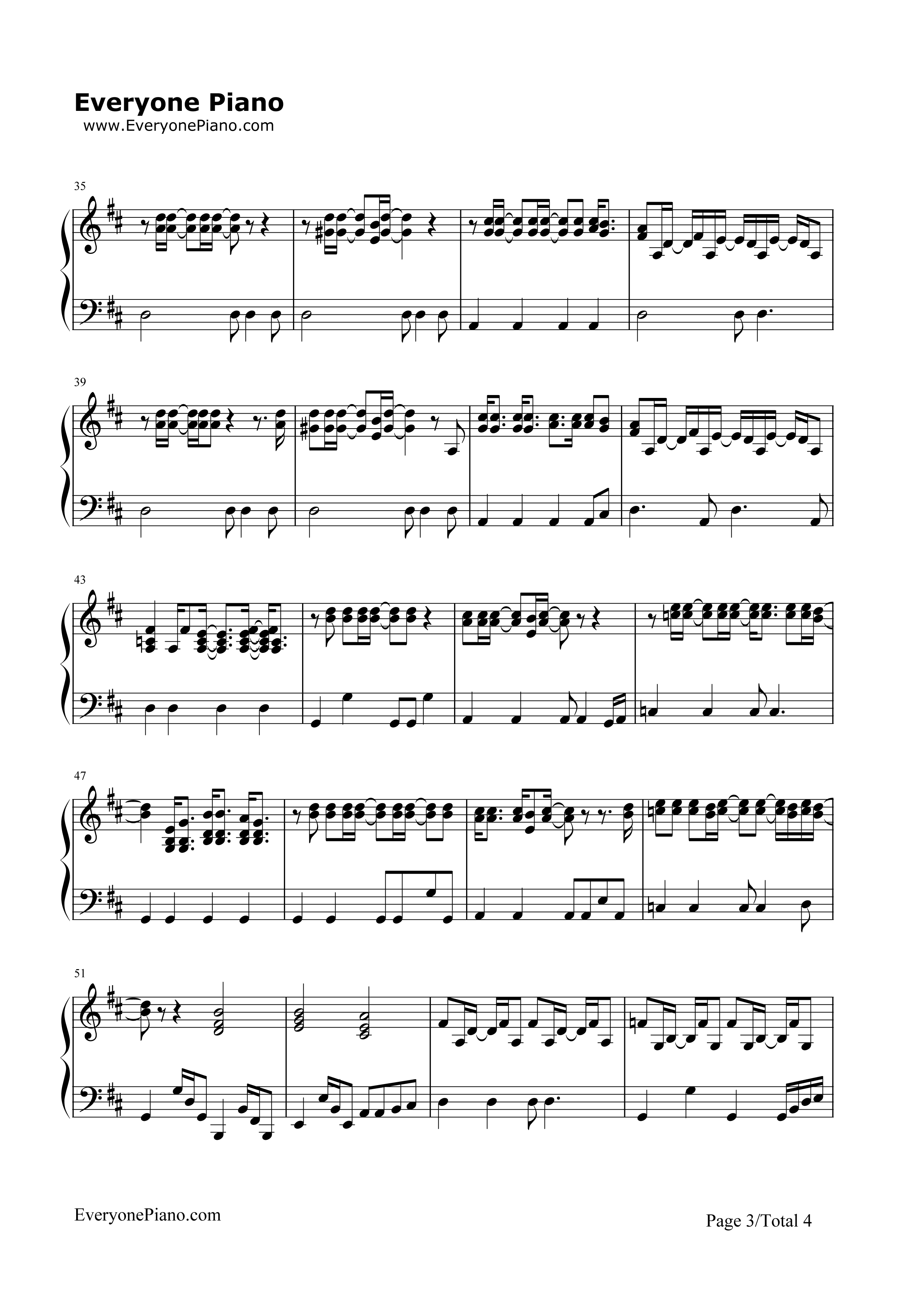 Brain_Damage钢琴谱_Pink_Floyd