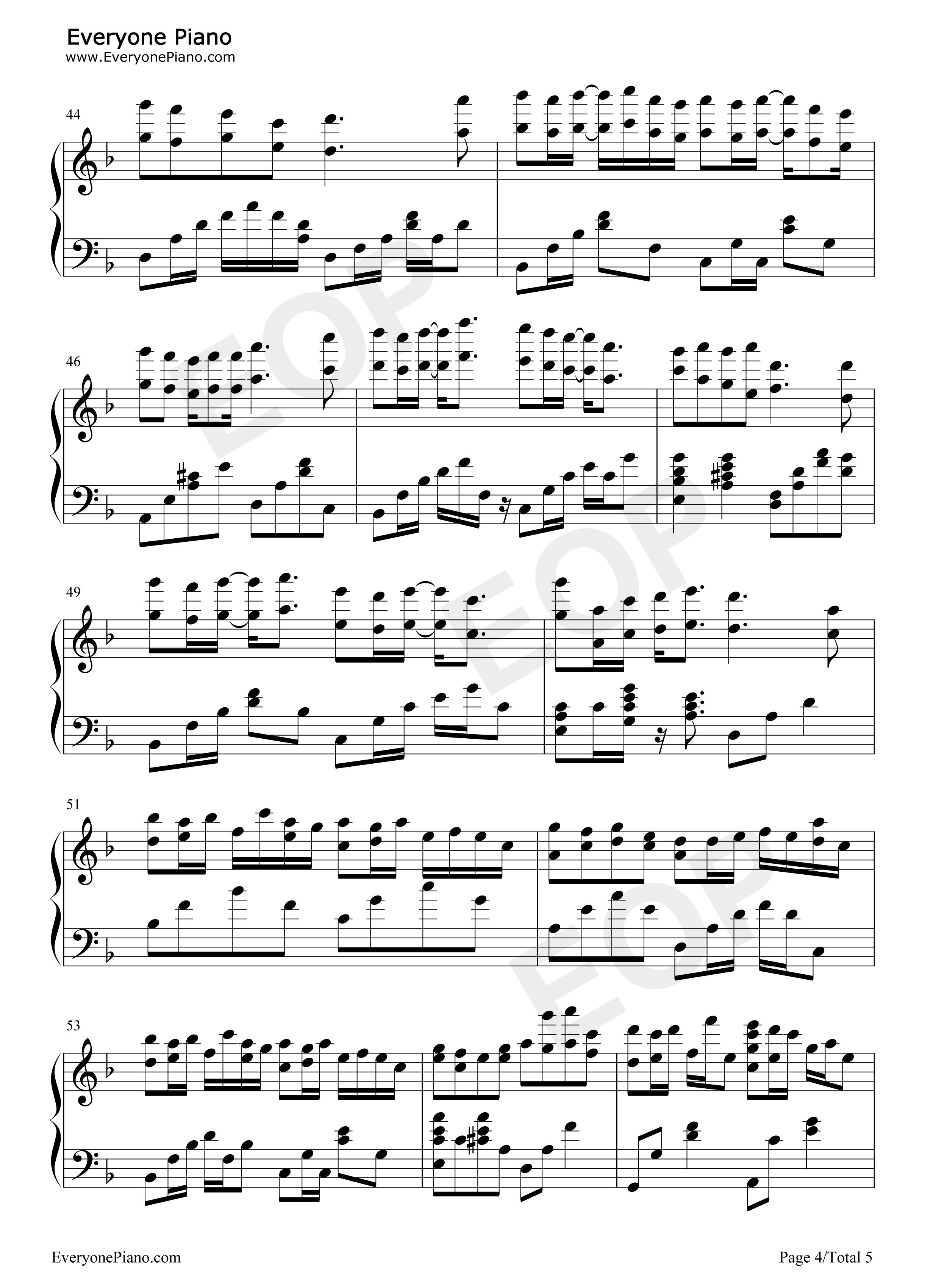 Half_of_Sweet钢琴谱_Music゛◆伤逝ゝ