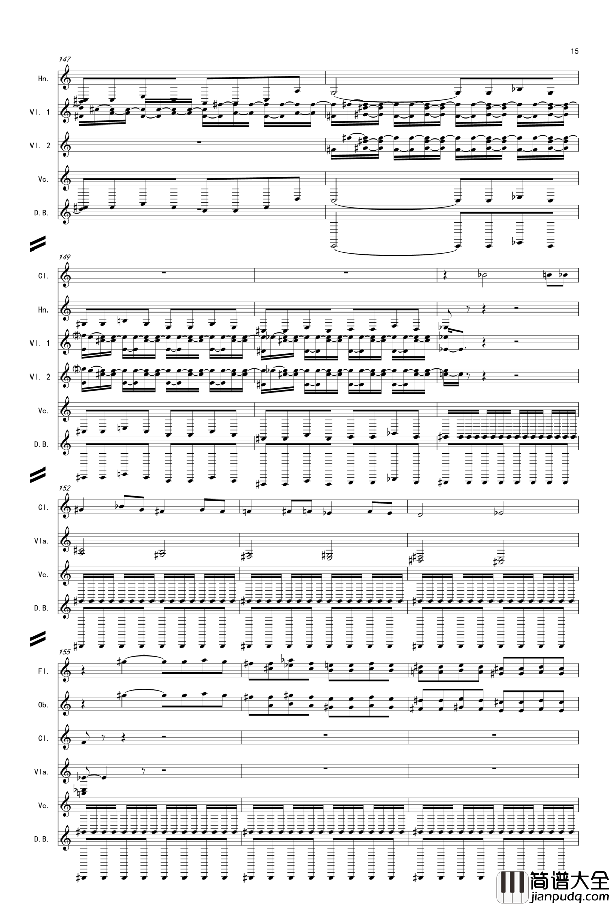 奏鸣曲之交响第14首Ⅲ钢琴谱_贝多芬_beethoven
