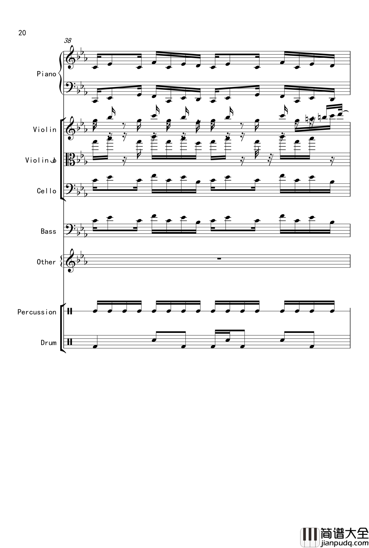 克罗地亚舞曲钢琴谱_Croatian_Rhapsody_马克西姆_Maksim·Mrvica