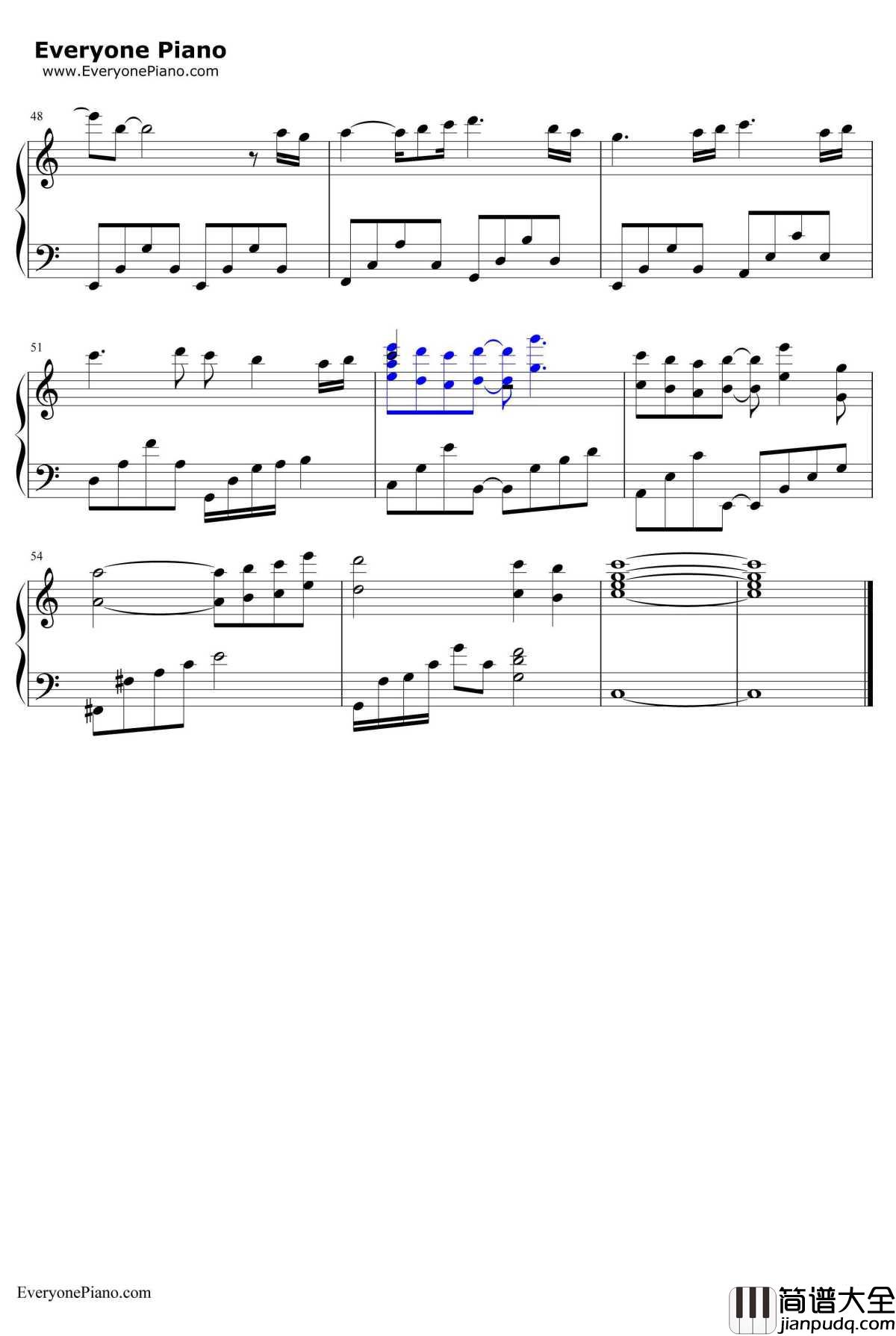 有心人钢琴谱_张国荣_电影_金枝玉叶2_插曲