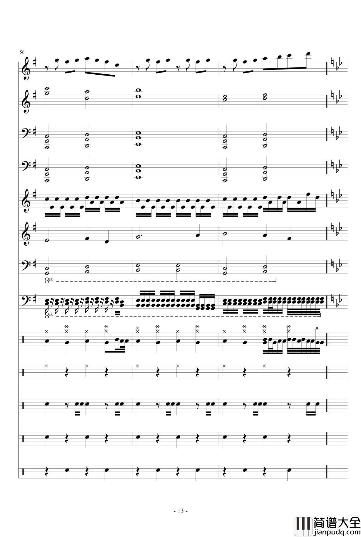 Instrument_latitude钢琴谱_Dollman