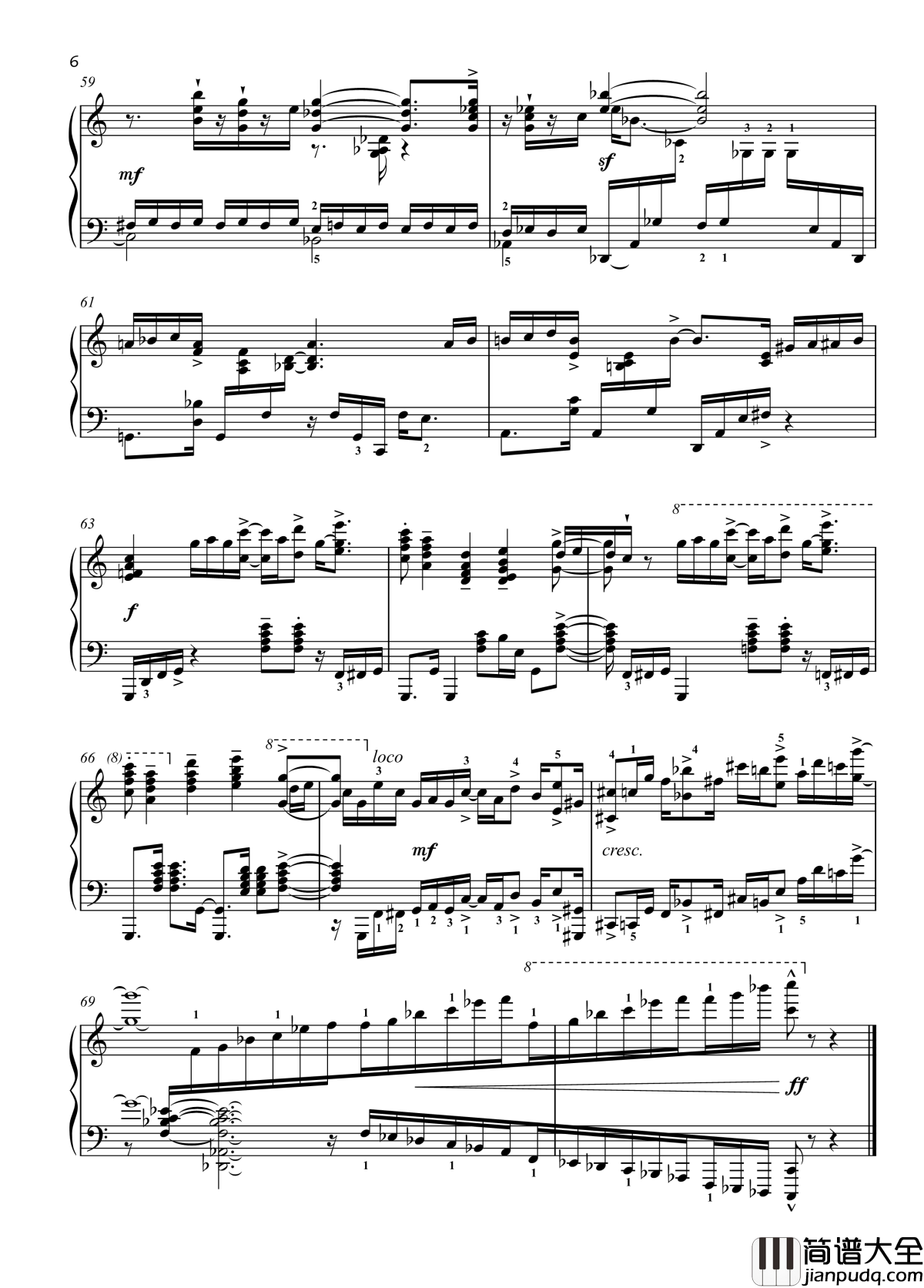 1._Prelude钢琴谱_带指法_八首音乐会练习曲_Eight_Concert_?tudes_Op_40___No.__爵士_尼古拉·凯帕斯汀